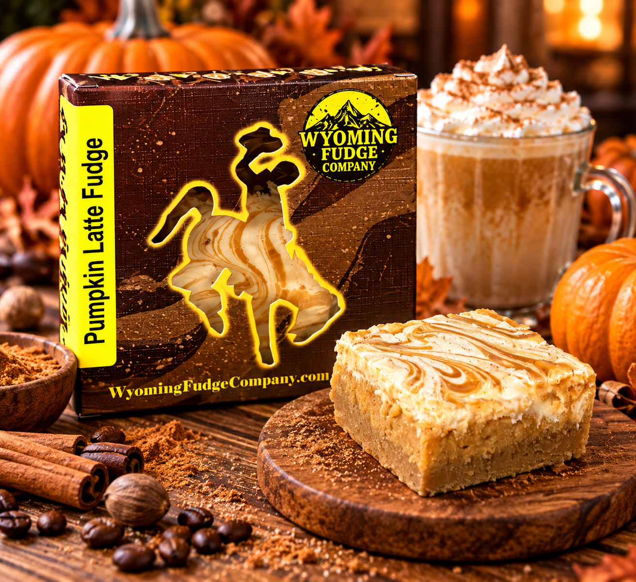 Pumpkin Latte Fudge