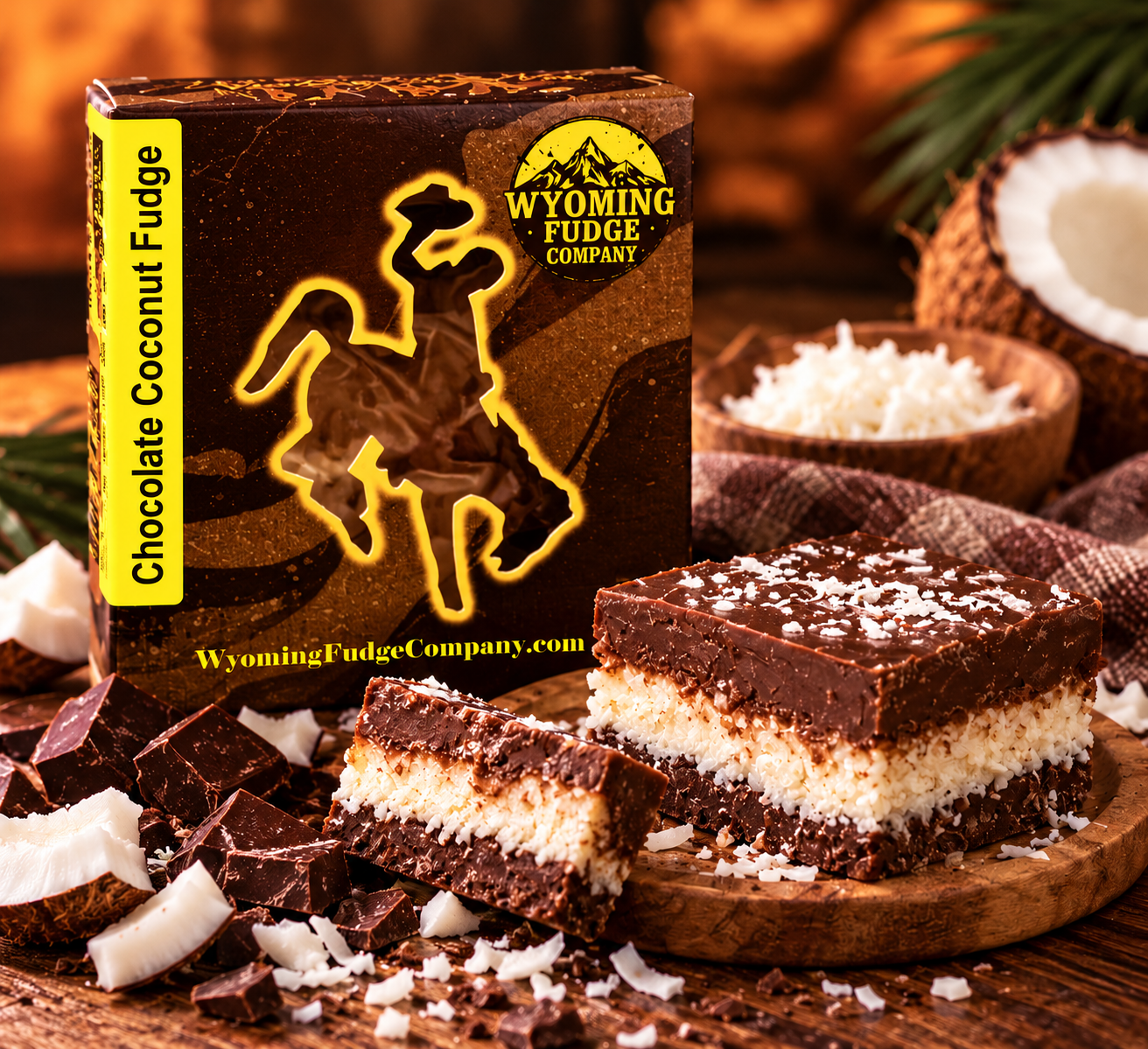 Chocolate Coconut Fudge