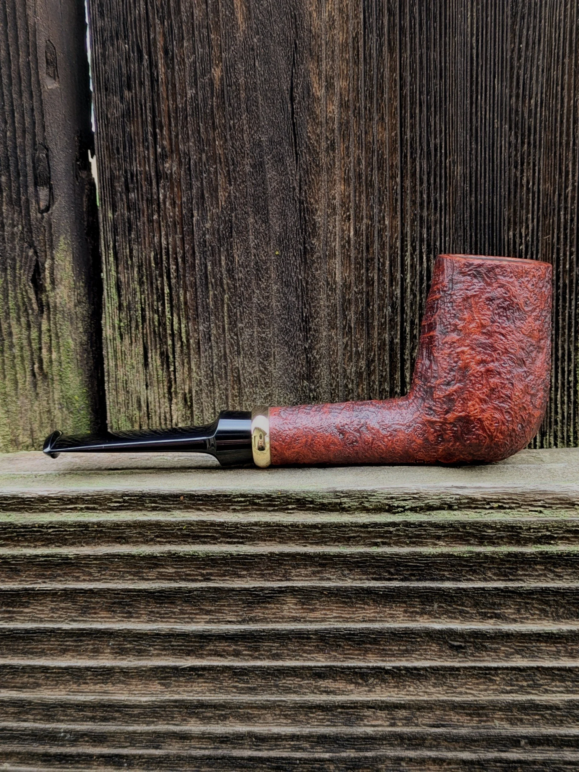 Sandblasted Billiard with Brass