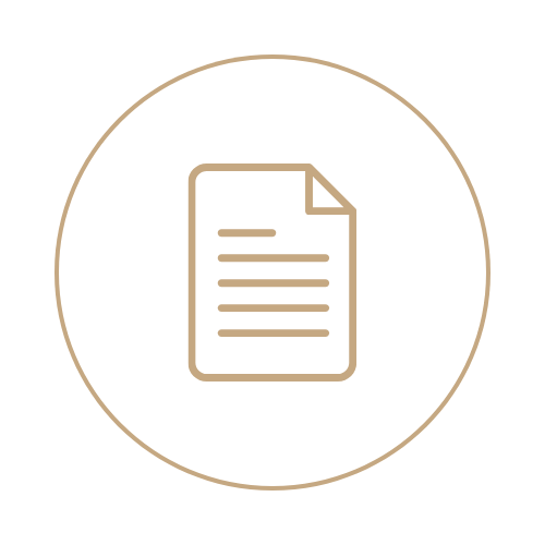 Document icon representing printable workout and lesson handouts