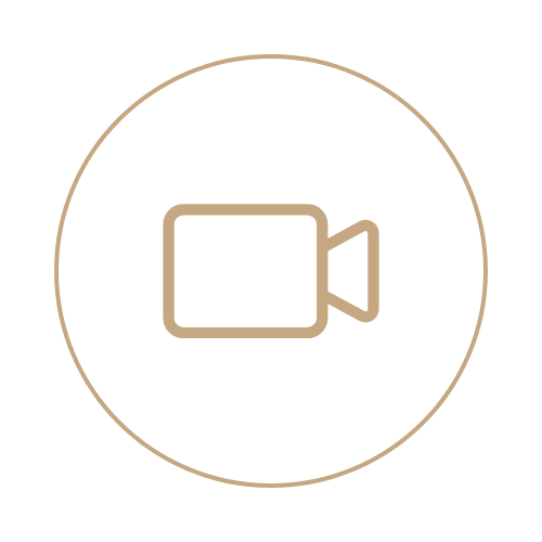 Video camera icon representing educational lesson content