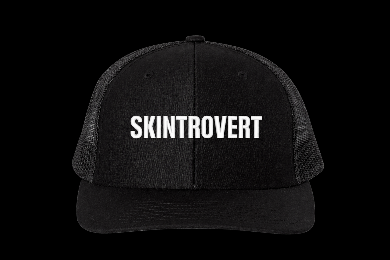 Black Hat Trucker Snapback