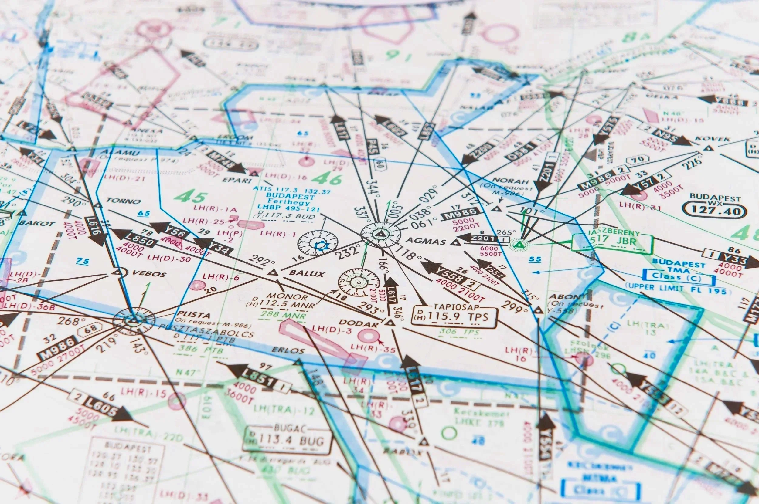 High Enroute Chart on a private aviation consulting page.