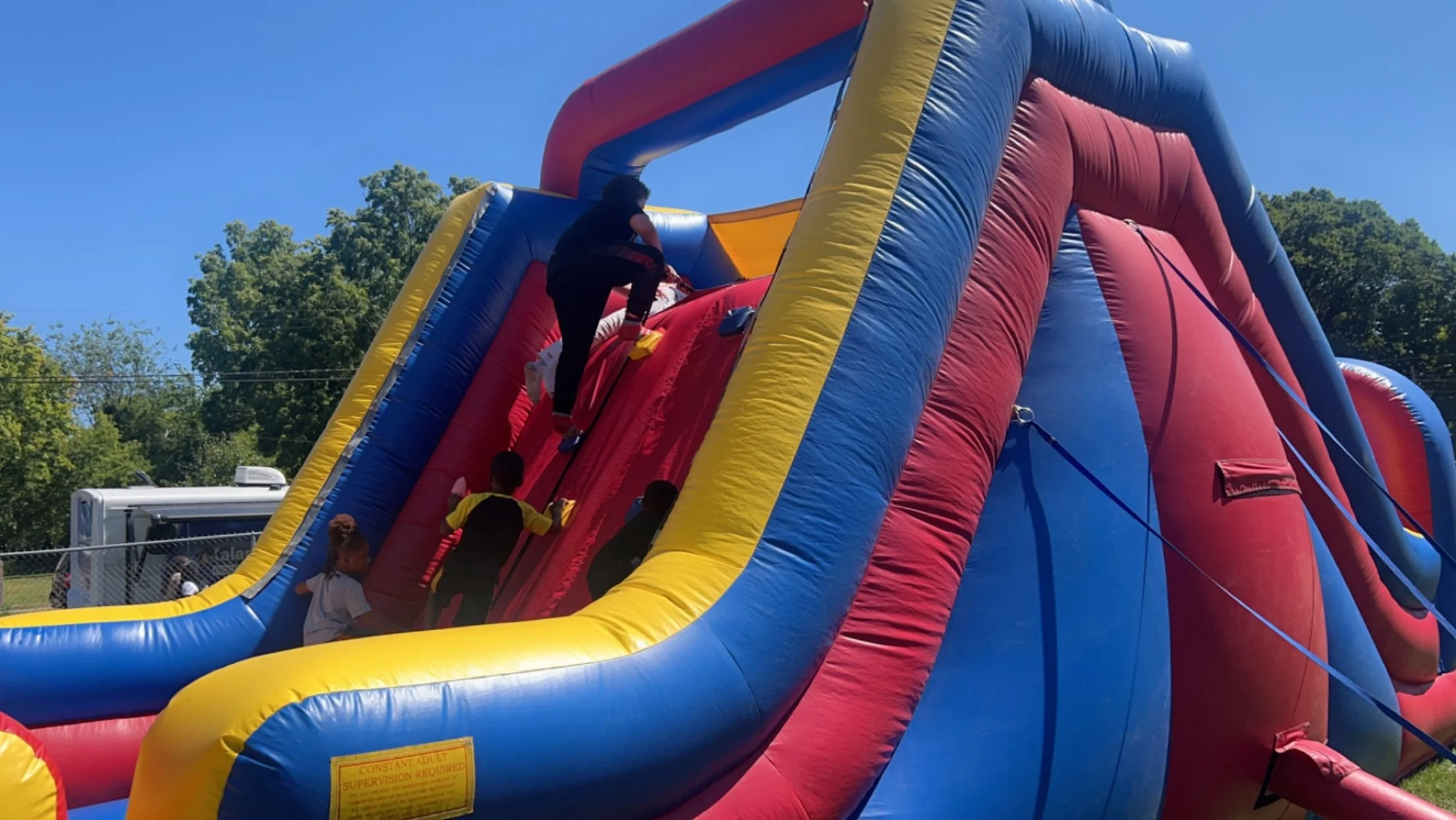 Burrell Enterprise Back to School Bash provided free fun for over three hundred families in Kalamazoo Michigan.
