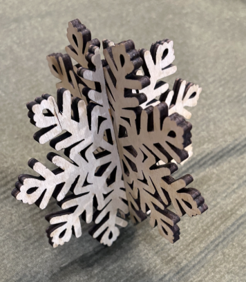 Snowflake 3D Centerpiece