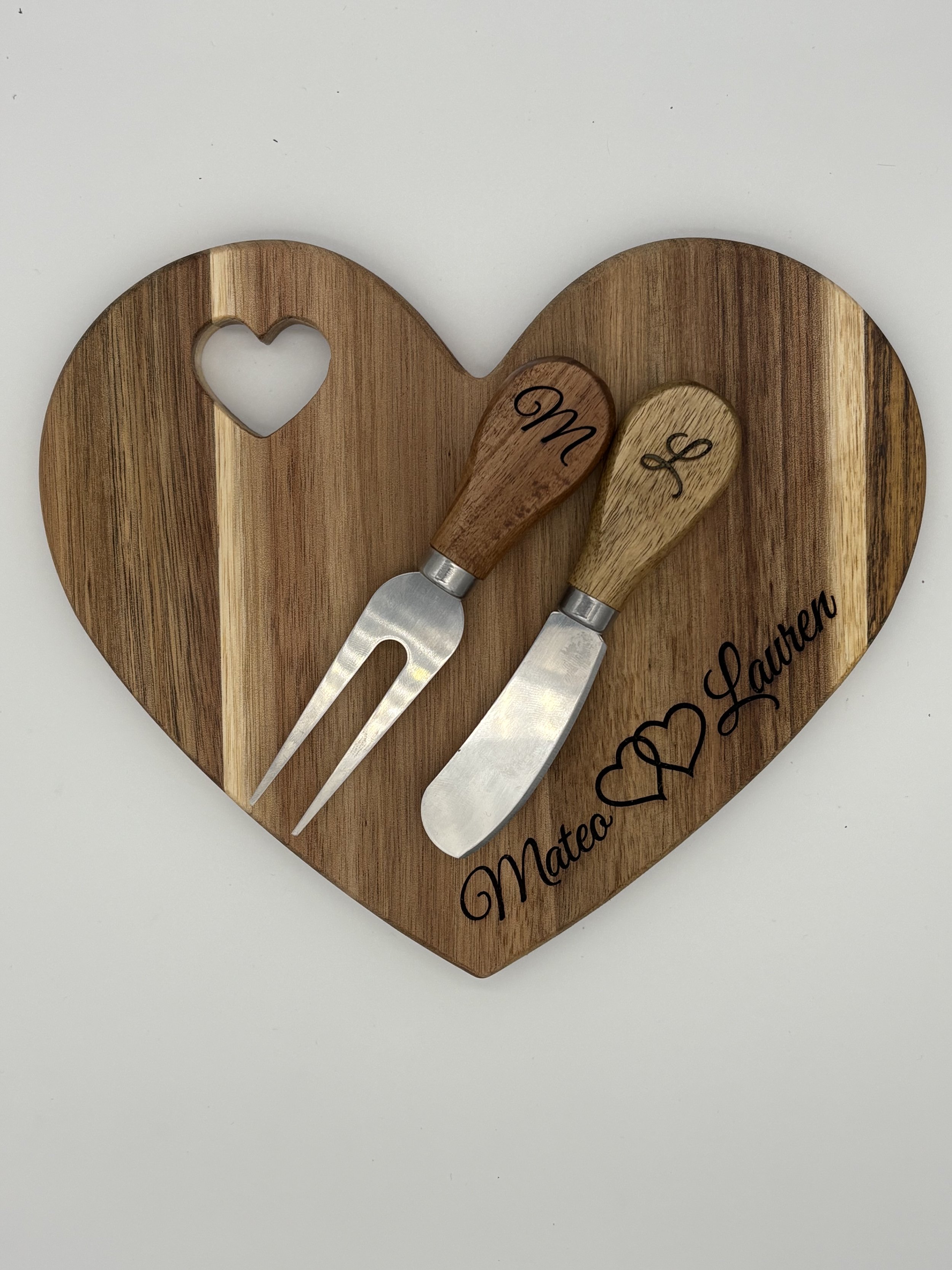 Heart Charcuterie Board