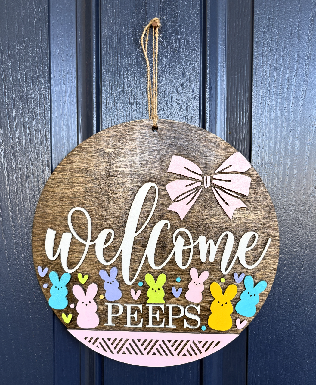 Peeps Easter Sign