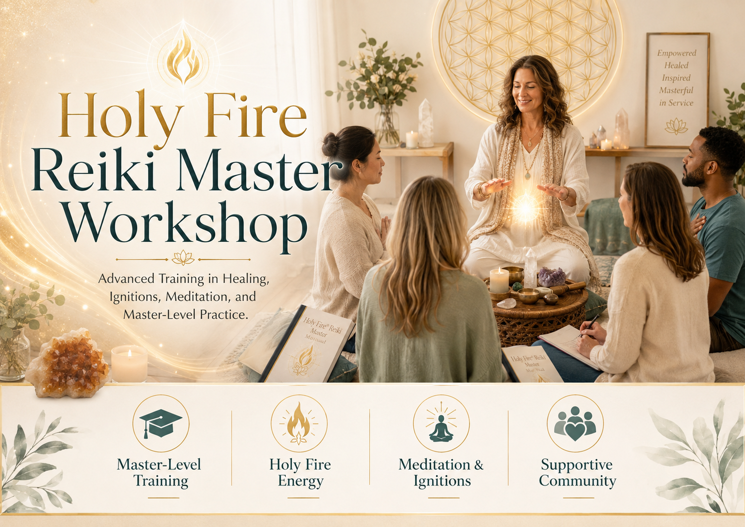 Holy Fire® Reiki Master Workshop April 16-18, 2027