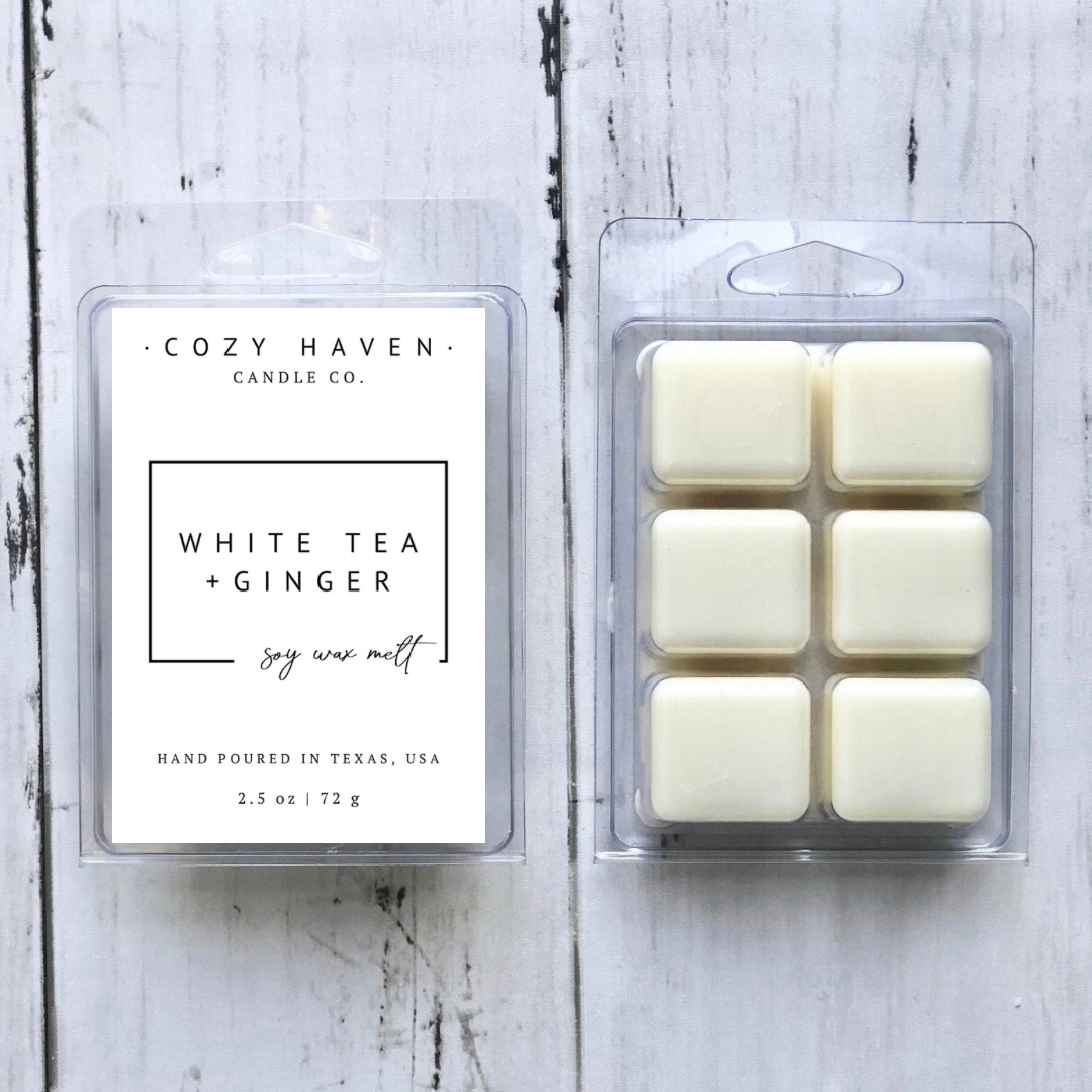White Tea + Ginger - Soy Wax Melt
