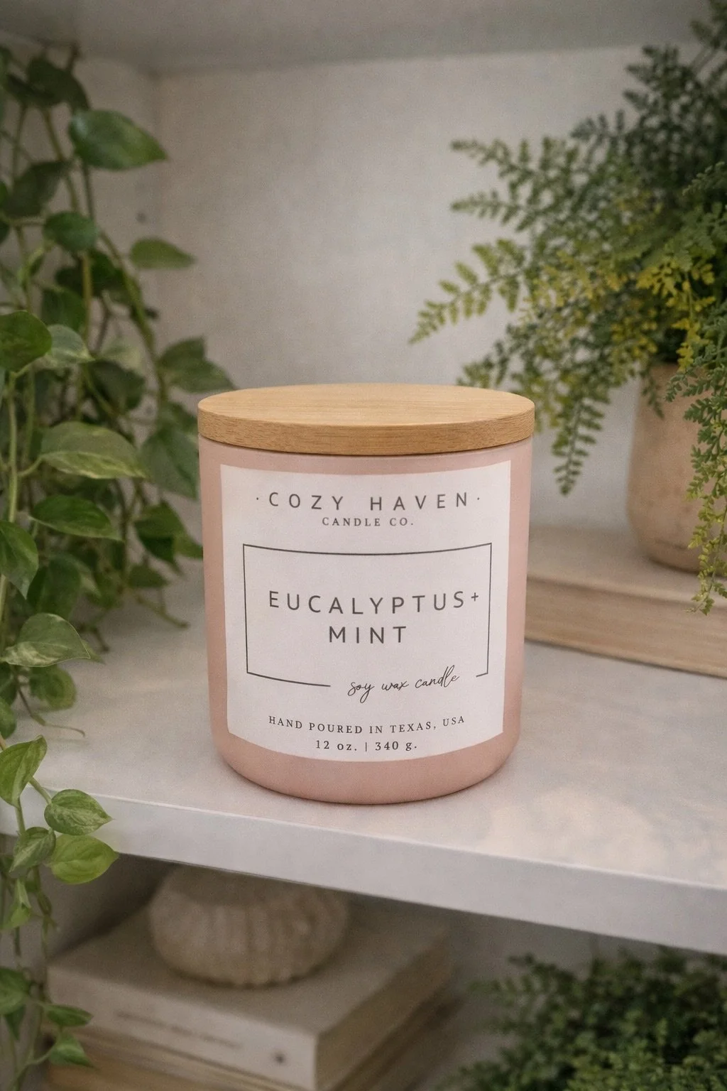 Eucalyptus + Mint - 12oz Soy Candle