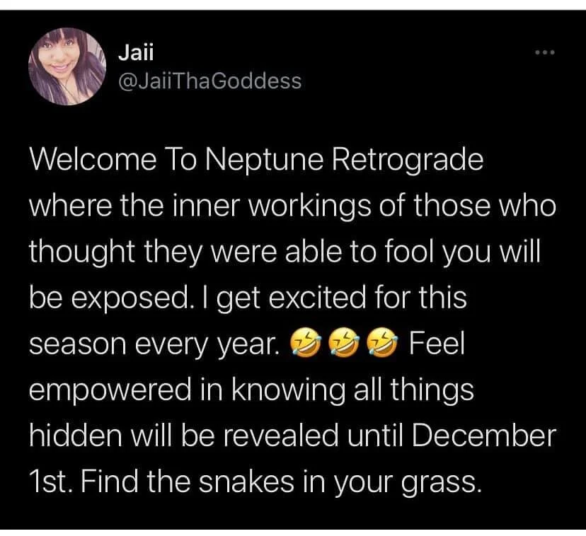 Neptune Retrograde: What about your friends?!