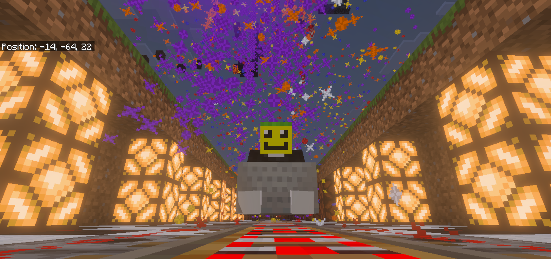 redstone triggered lobby minecart track