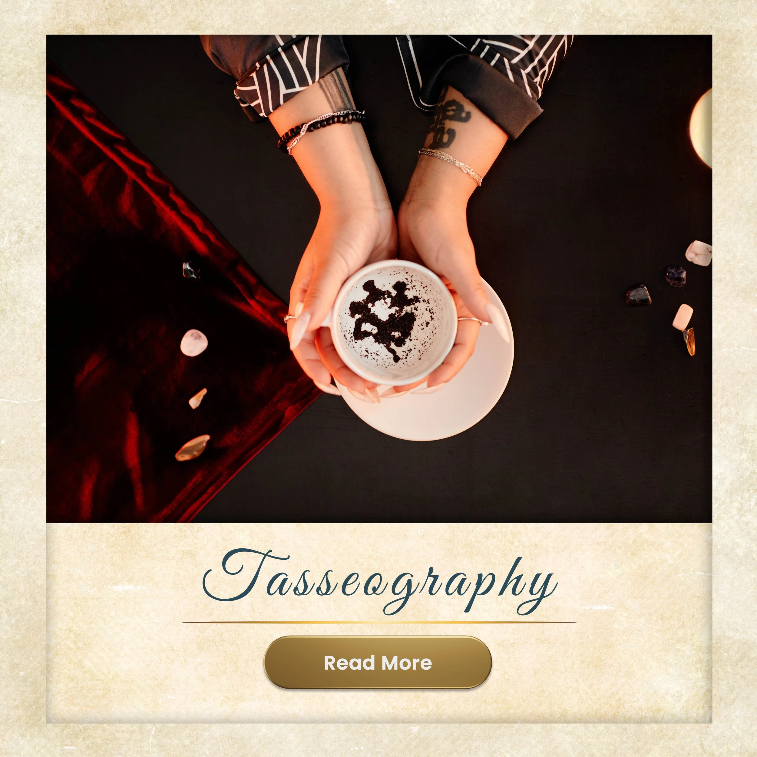 Tasseography the art of tea leaf reading