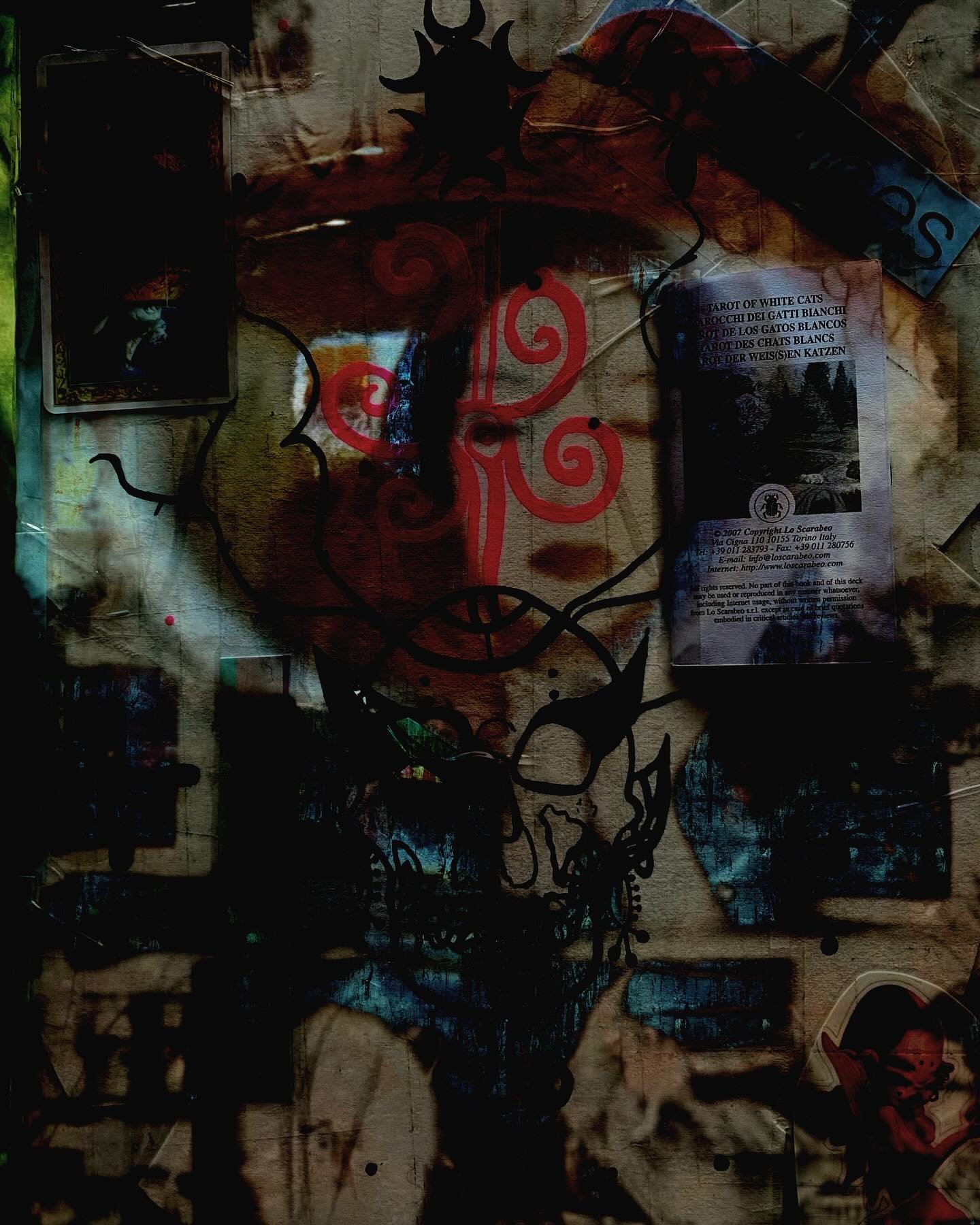 shedding of the past - (mixed media)