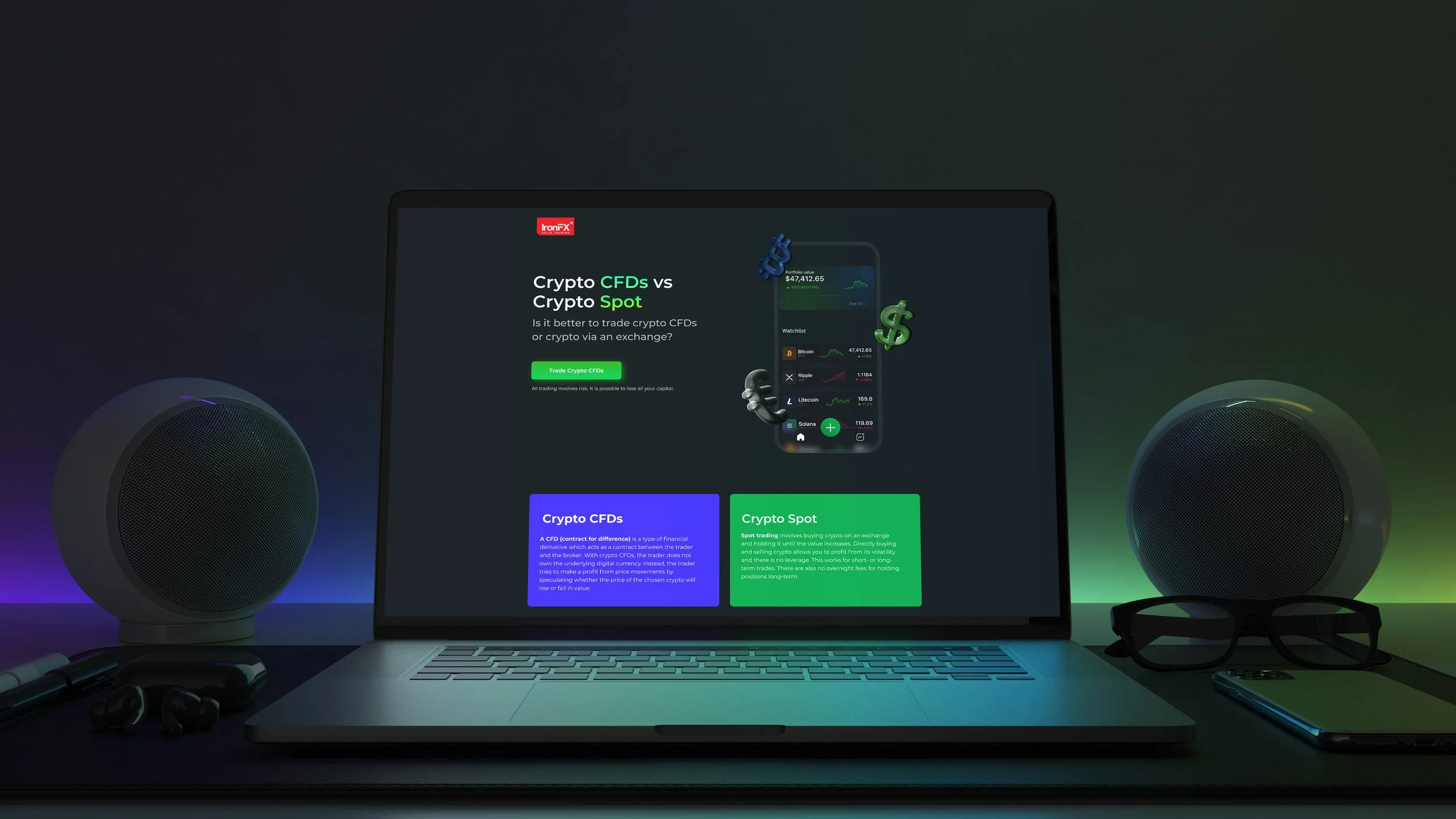 IronFX Promotional Landing Pages