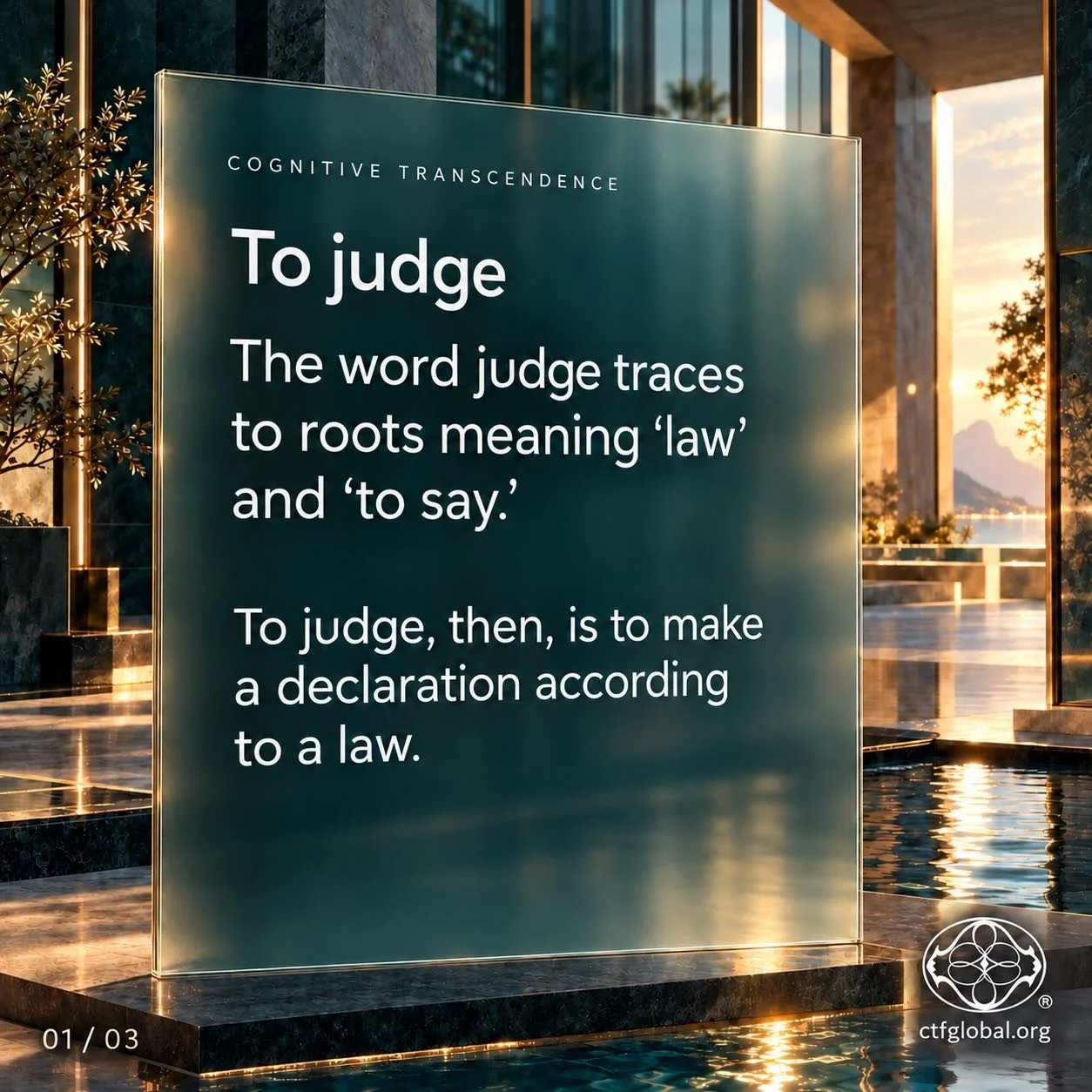 Every judgment carries a standard.

Experience, expectation, belief, and collective agreement can shape what appears right, wrong, acceptable, or unacceptable. A declaration can feel certain while still reflecting one angle among millions of possible