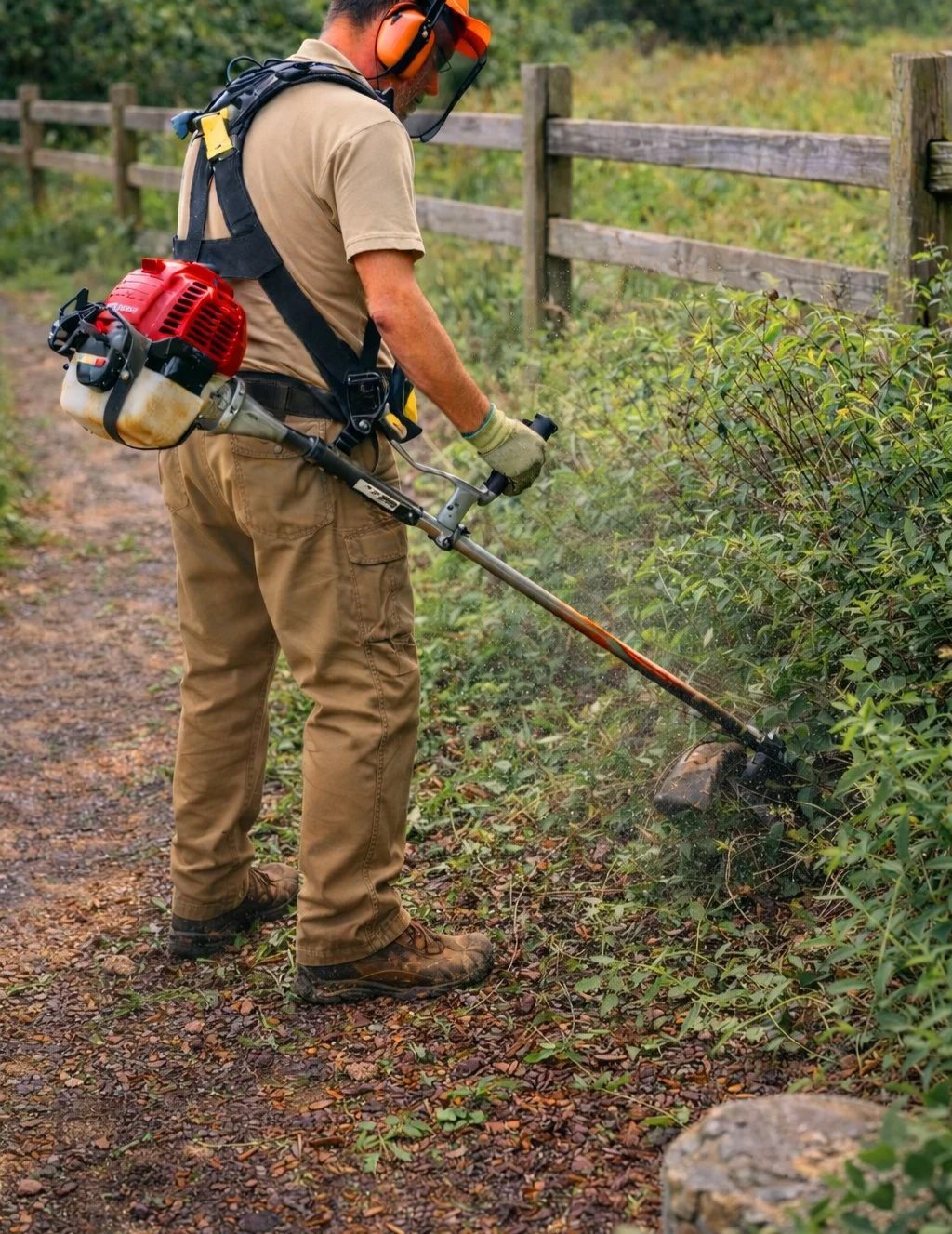Mowing and Brush cutting, $70 per hour