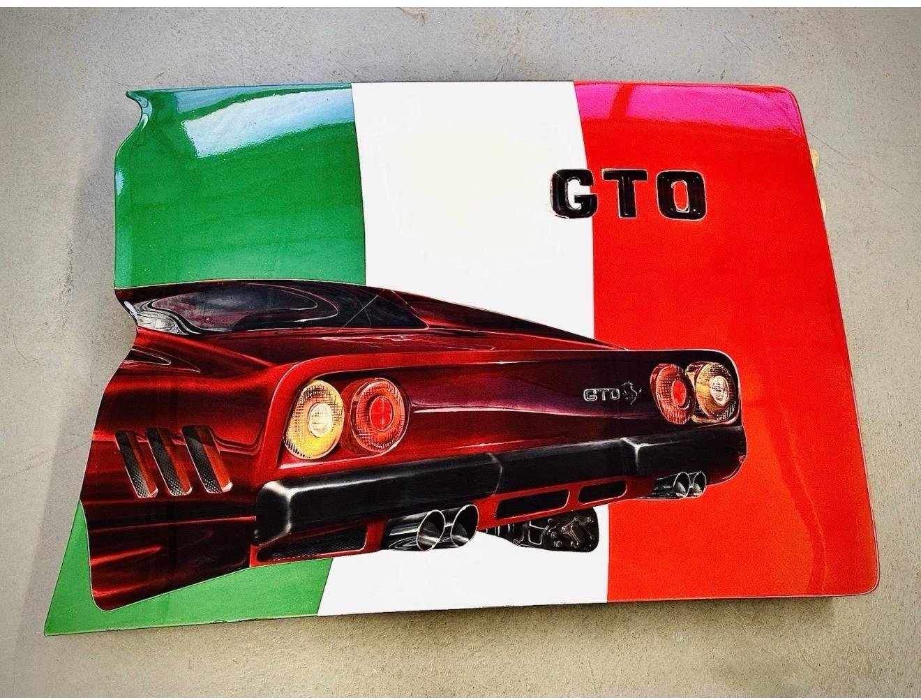Ferrari - 308 GTS Aluminum Hood Automotive Art