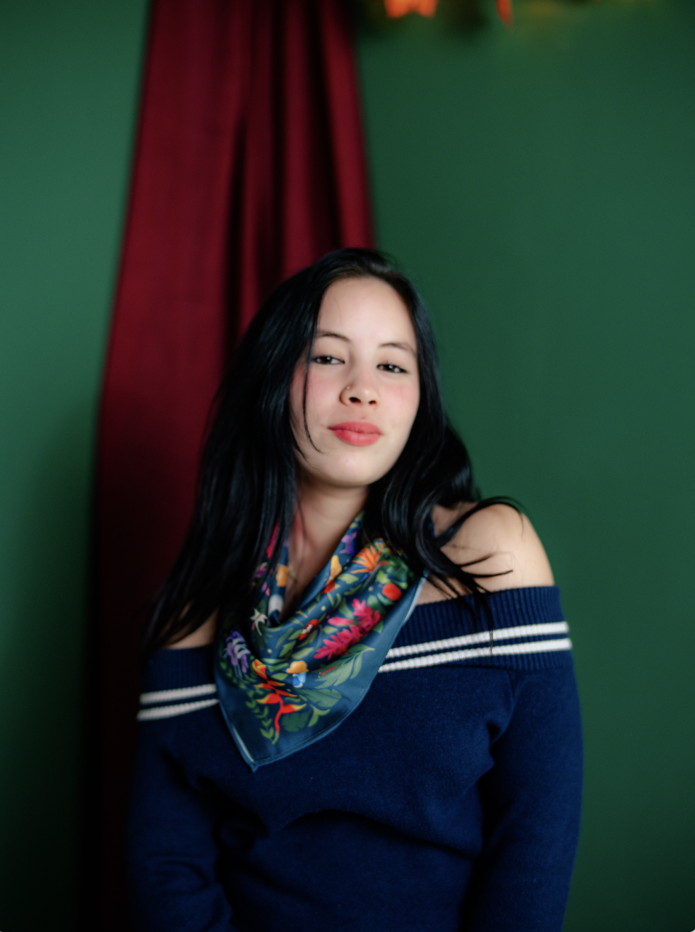 Whimsical Forest Scarf