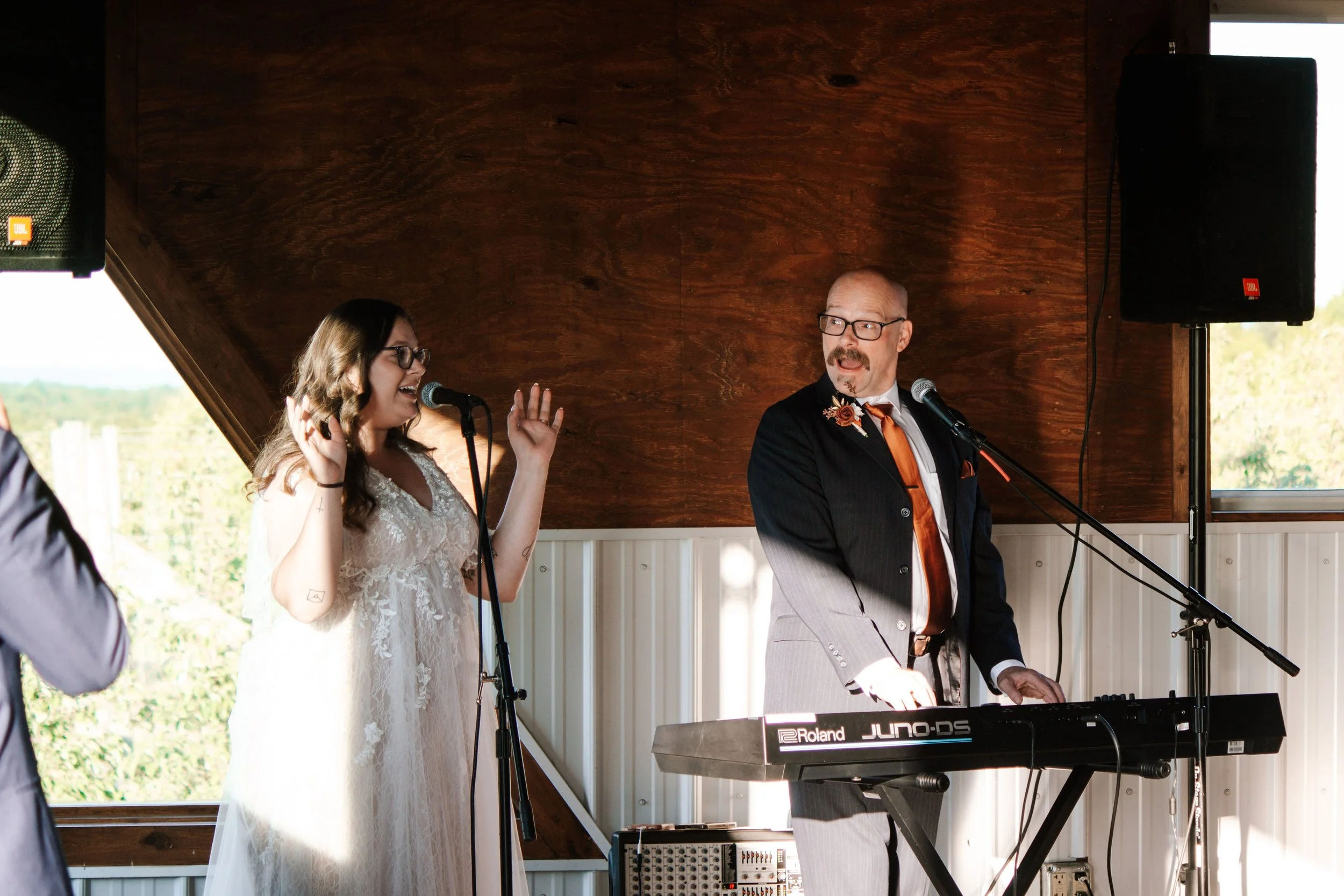 I even sang at my OWN wedding!