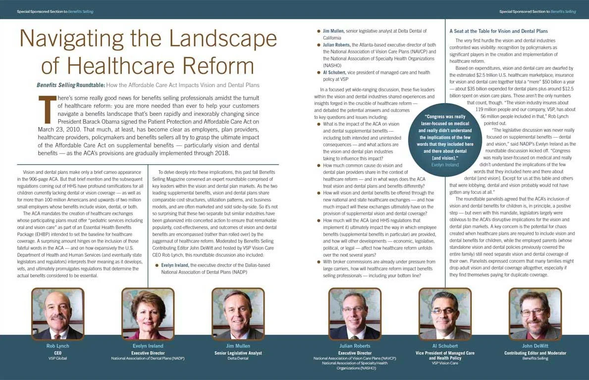 John DeWitt, Roundtable Article