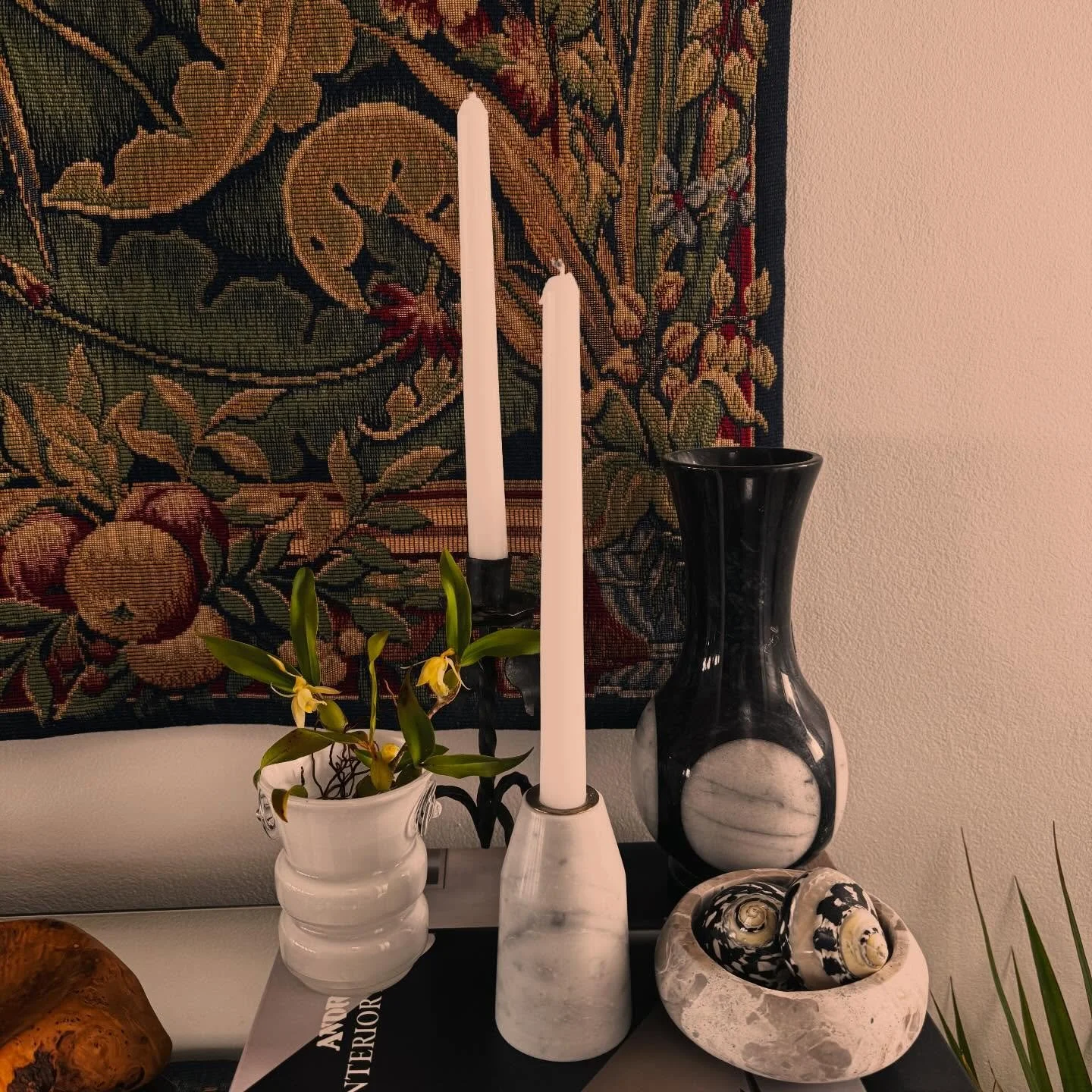 Little collections over time build an aesthetic that brings comfort and joy at each glance.

Going to Nonna &amp; Nonno&rsquo;s house meant you could stare into the china cabinets to admire their treasures. Nonna would join me and point out who gifte