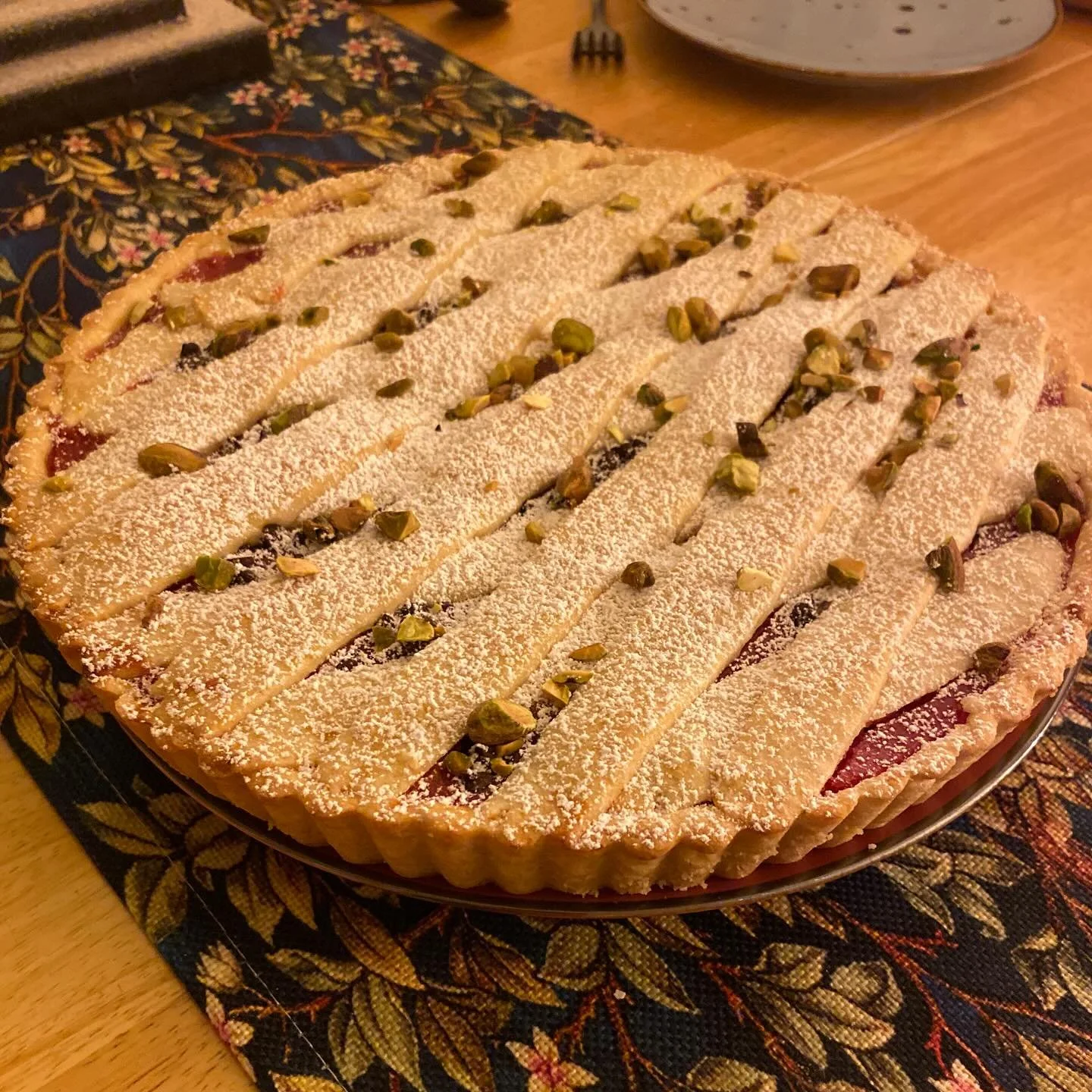 Watermelon Pudding Tart