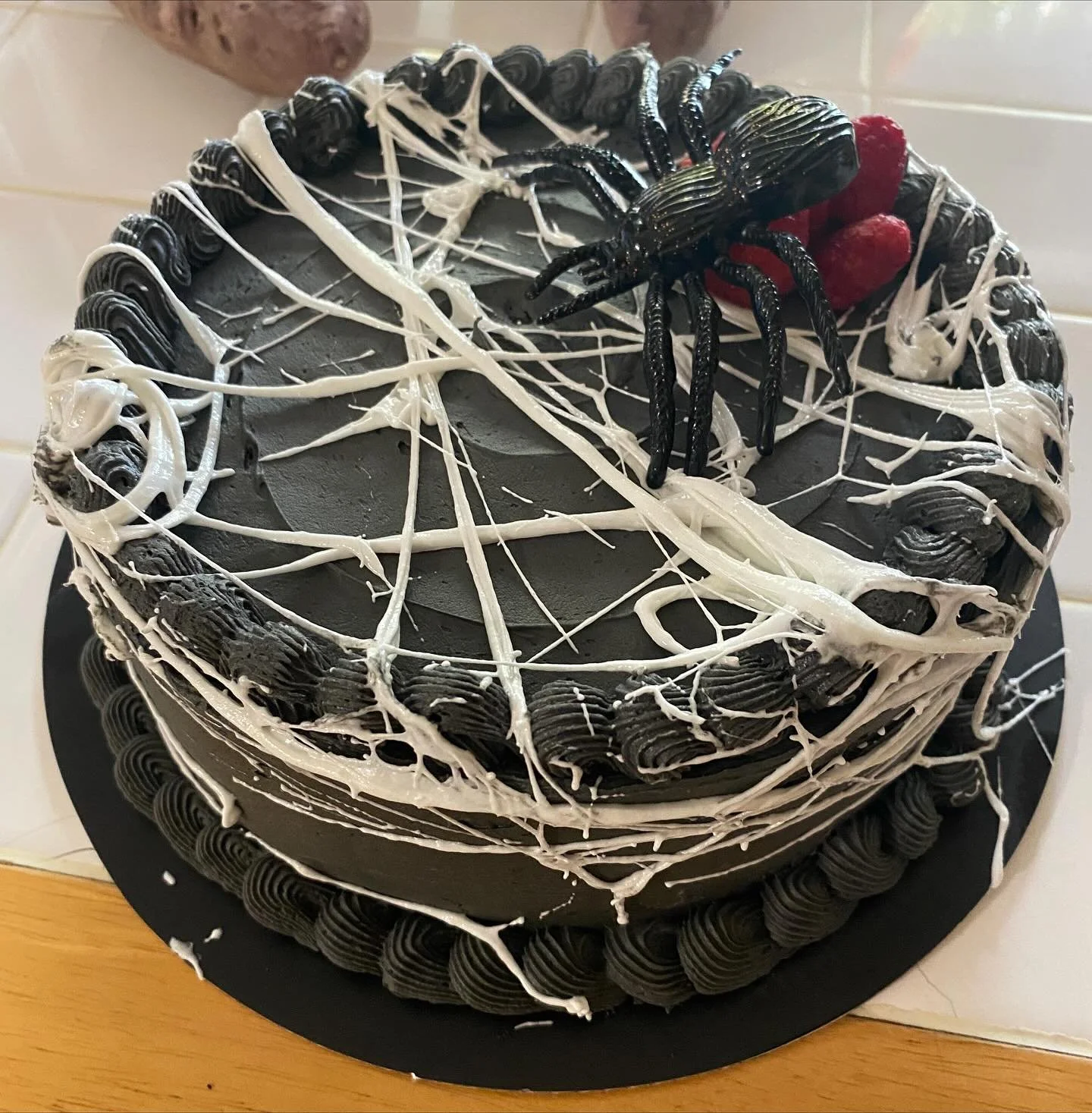 Halloween Spider Cake