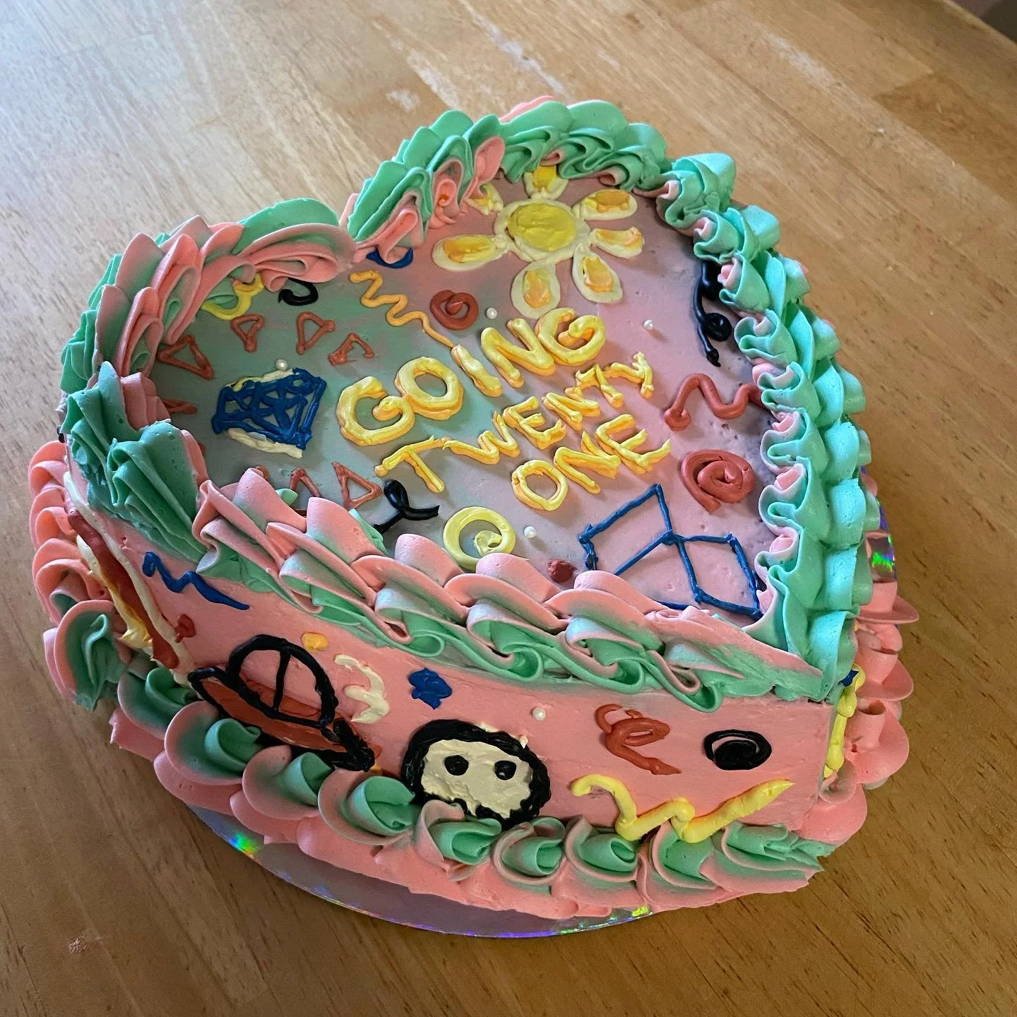 Strawberry Lemonade KPOP Cake