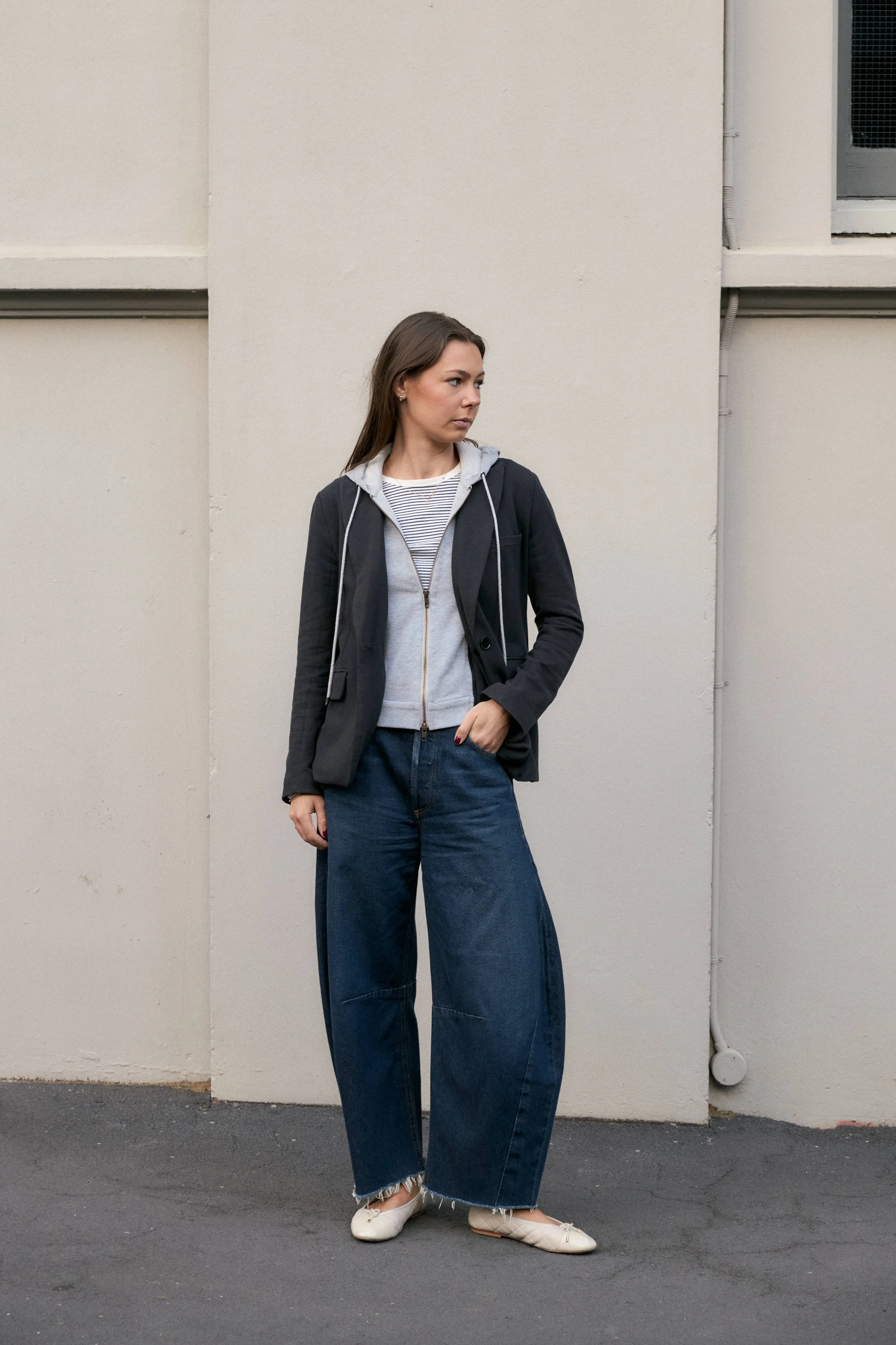 Feminine European fashion styling by Maia Stewart featuring luxurious textures and classic shapes.