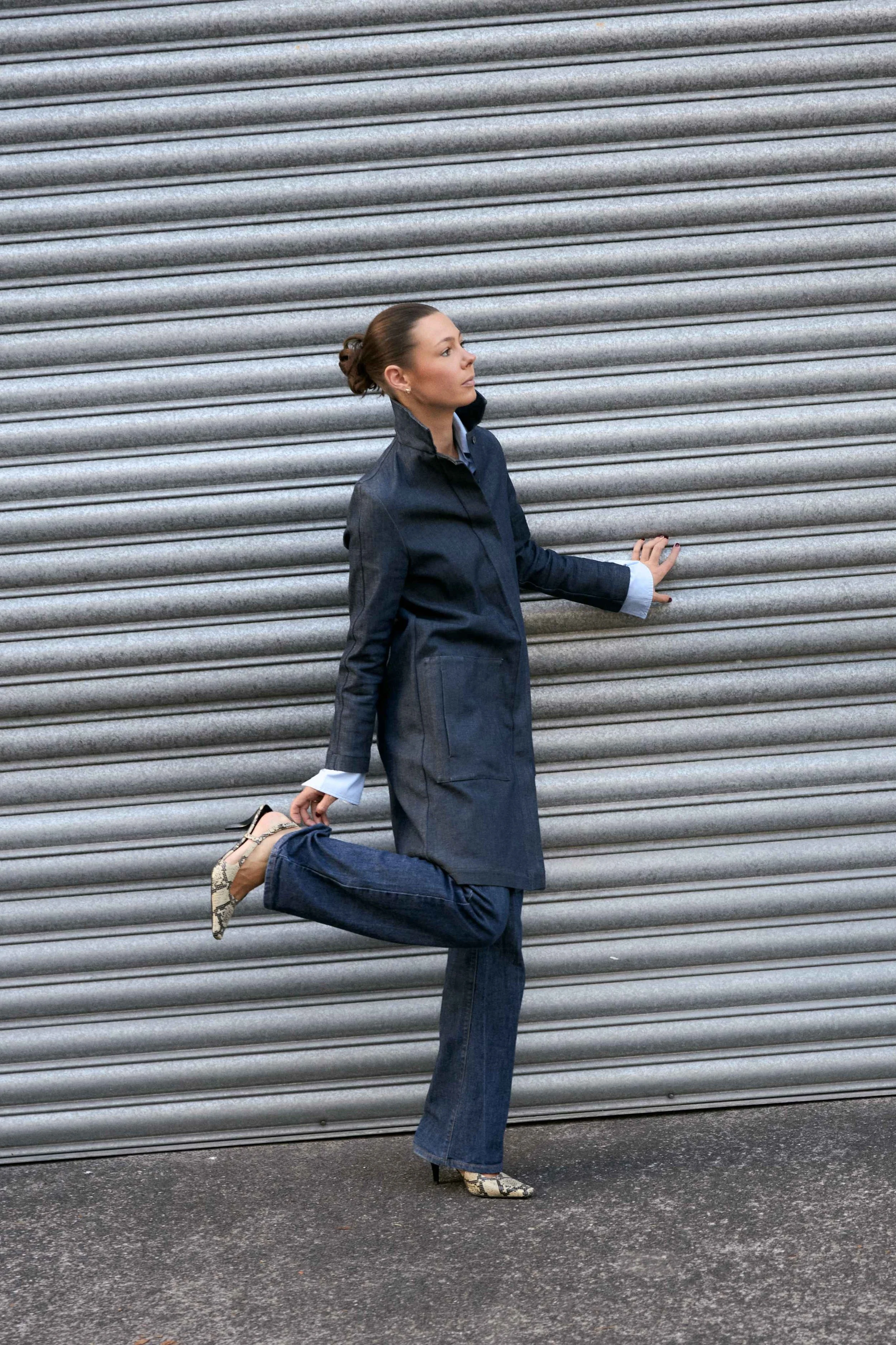 High-end fashion editorial styling by Maia Stewart with a chic European influence.