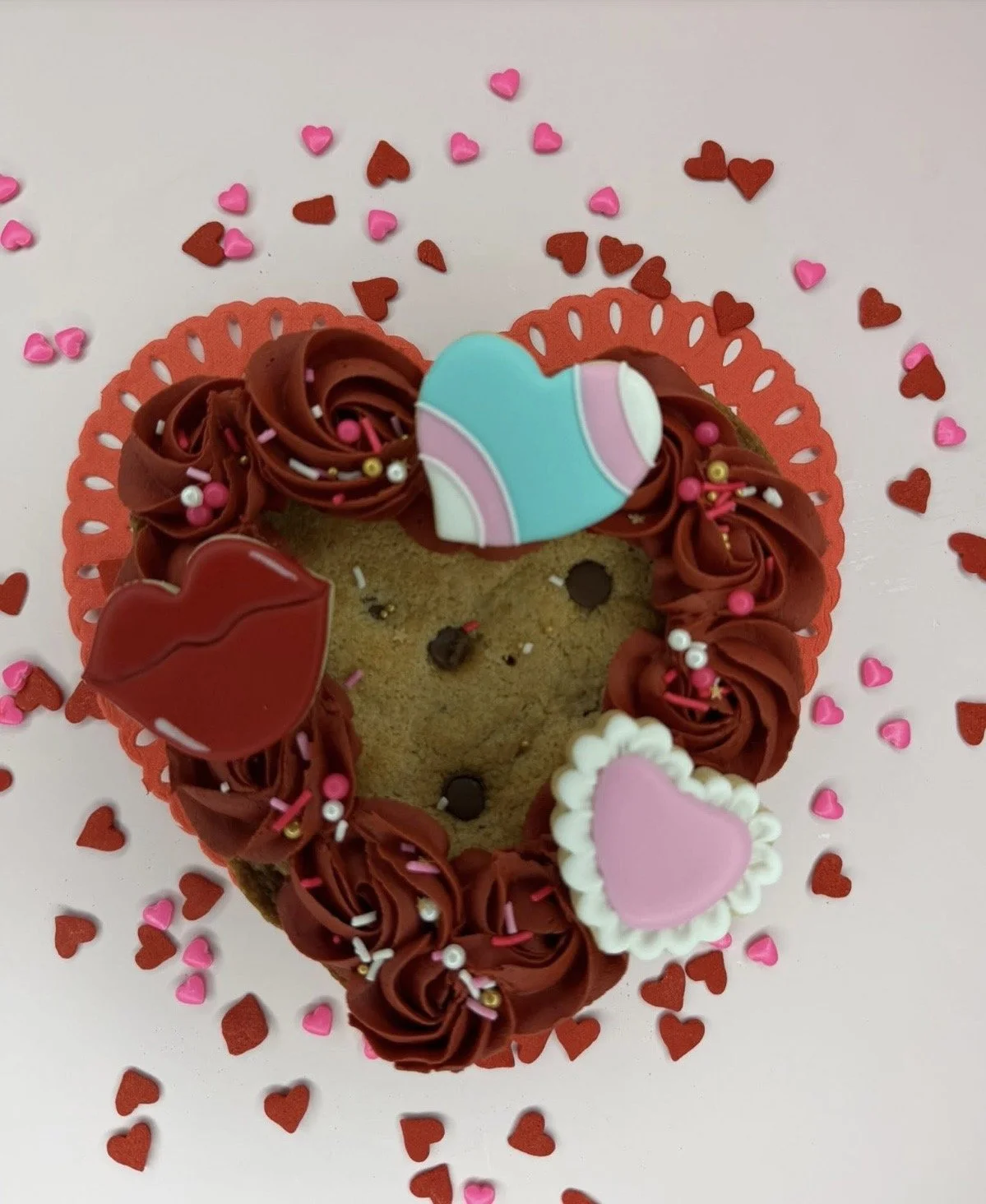 Heartfelt Delight Cookie Cake