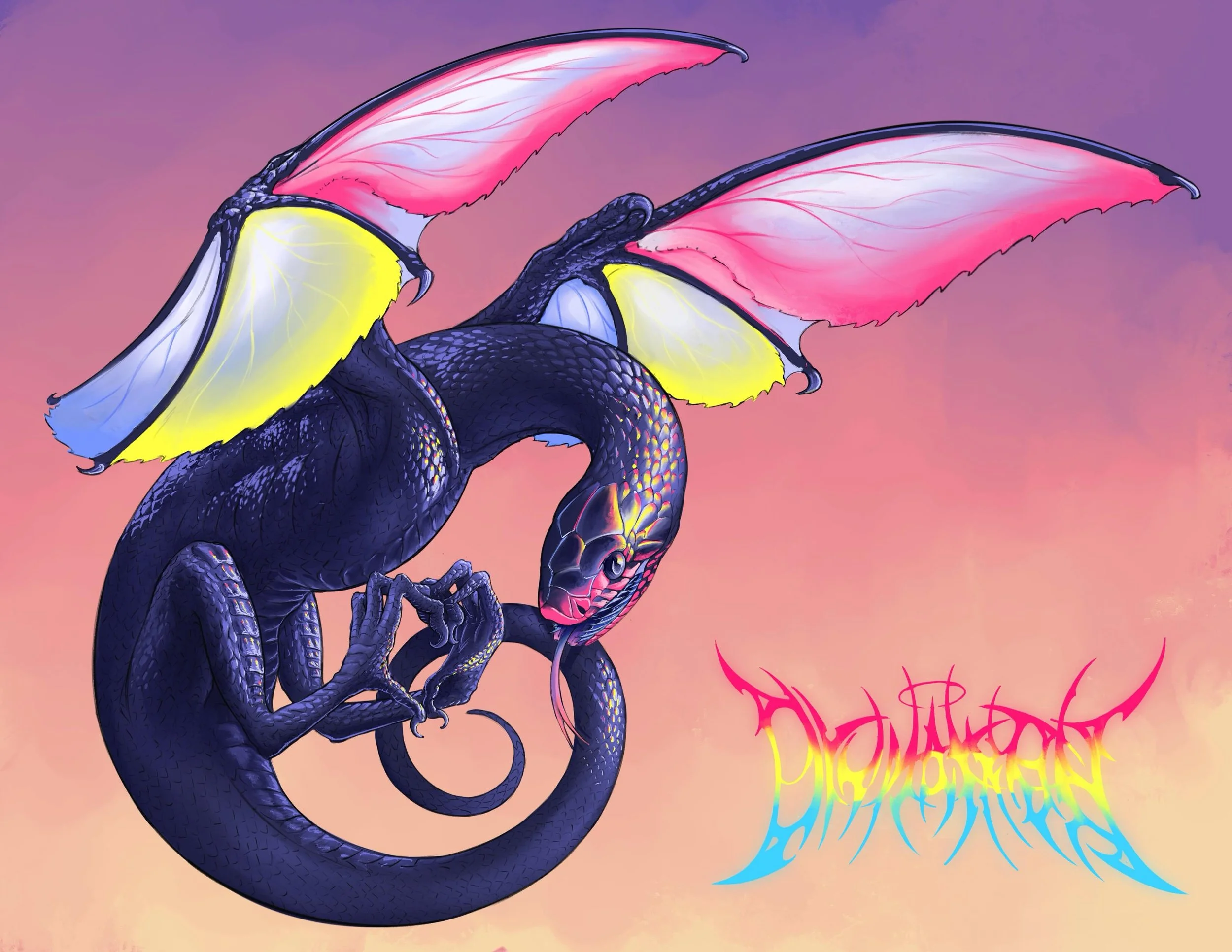Happy pride 🩷💛🩵

#art #conceptart #creaturedesign #dragon #pridemonth