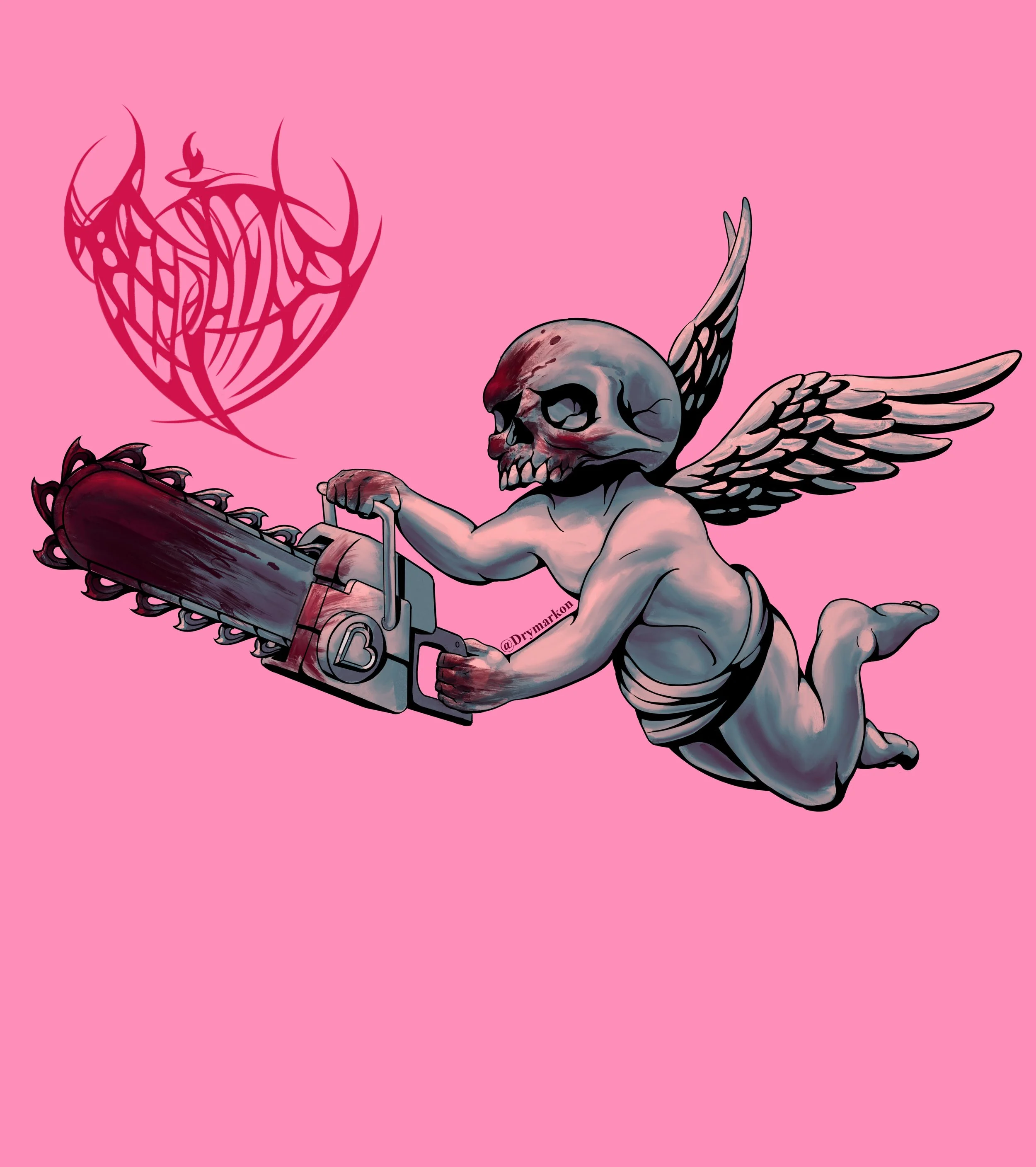 Human Cherub Sticker
