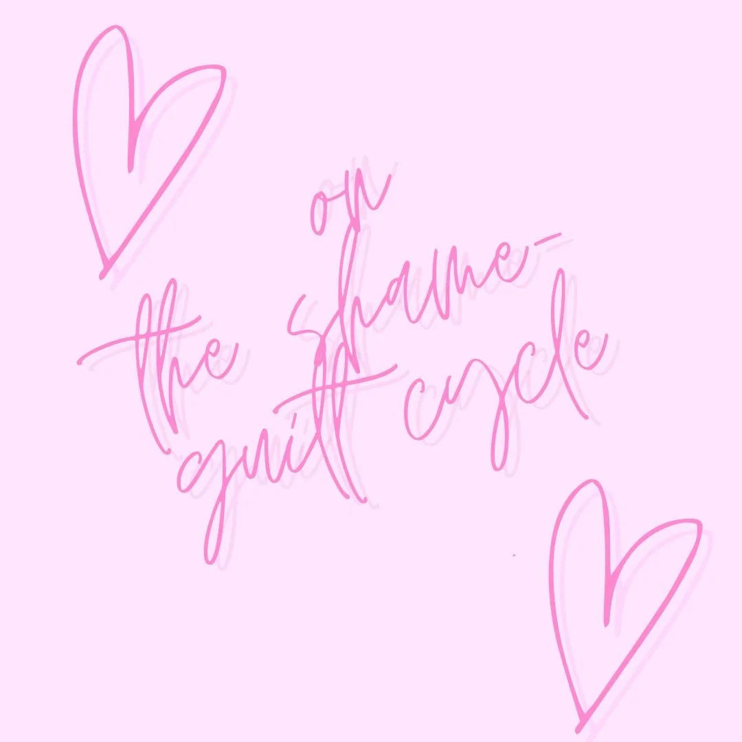 On the shame-guilt cycle