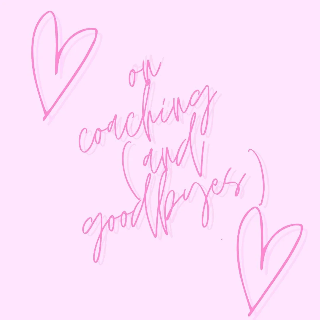 On coaching… 