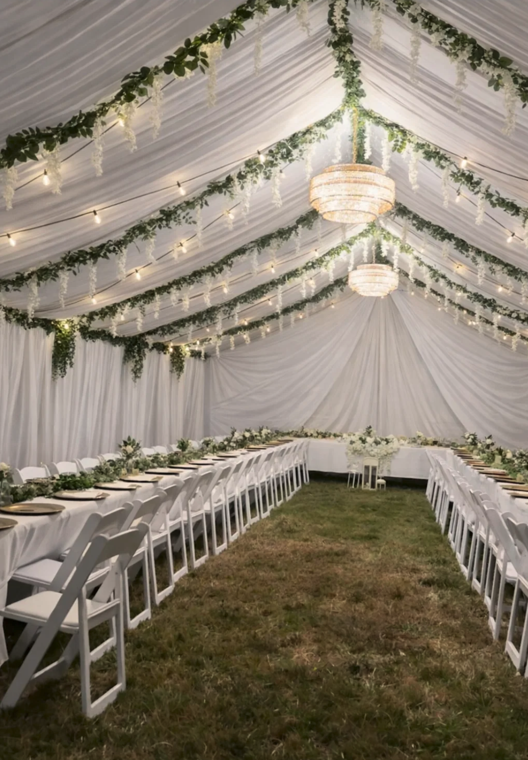 Fully Draped Tent