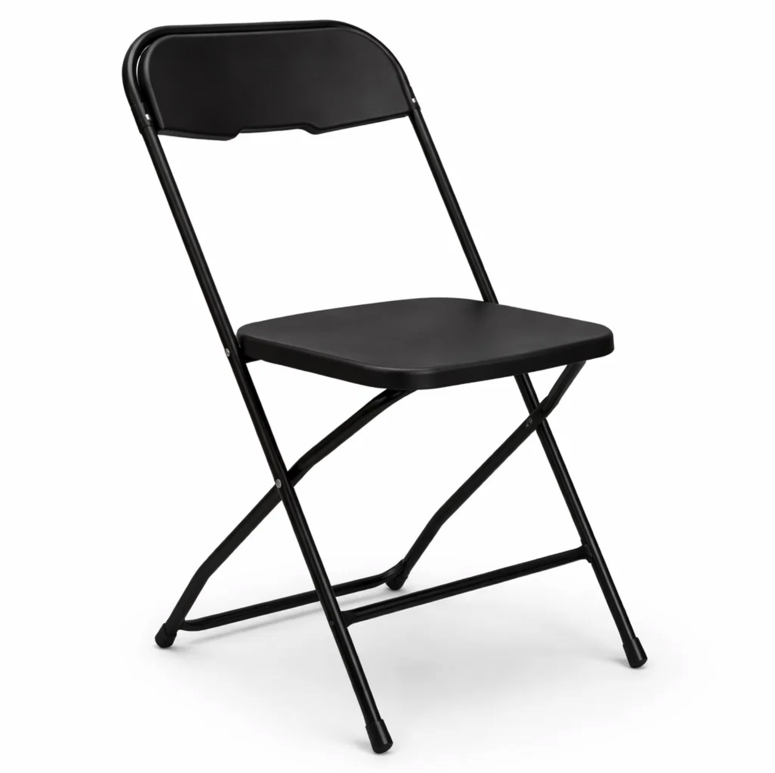 Black Plastic Folding Chair