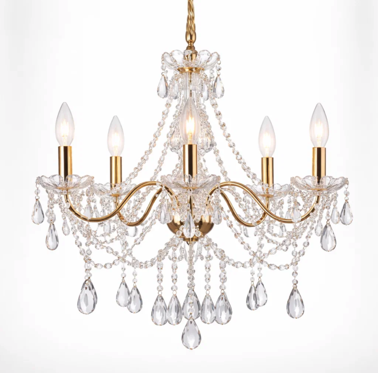 Gold Chandelier