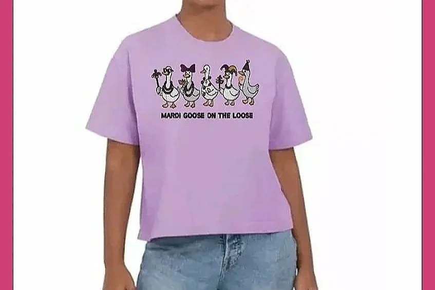 Mardi Goose Cropped Shirt