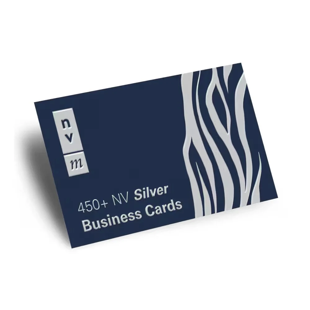 Silver Business Cards