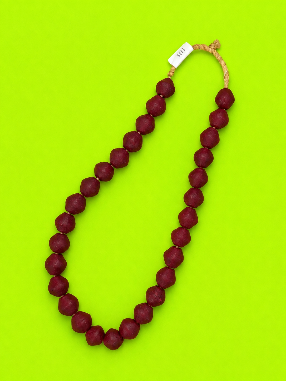 African beaded necklace