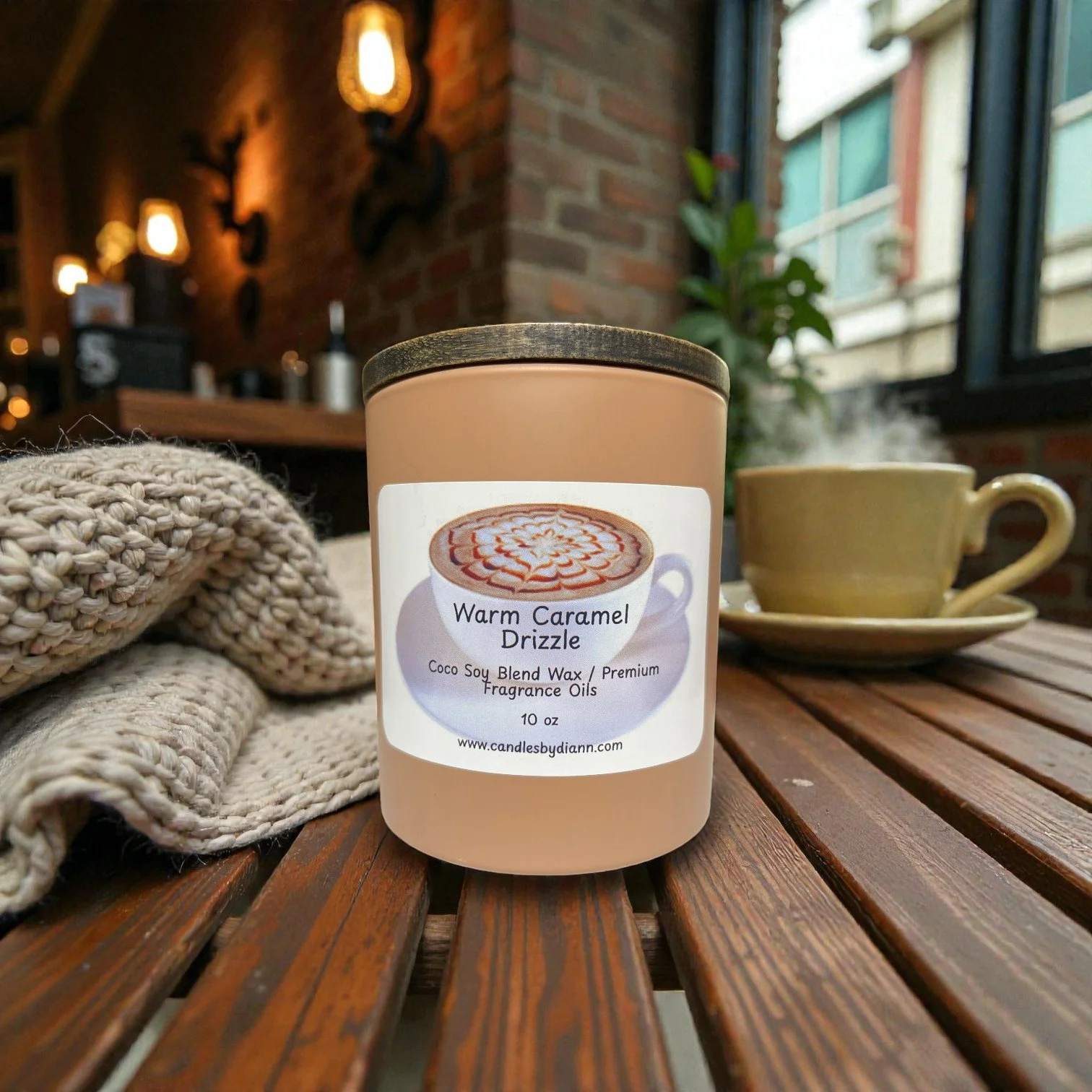 Warm Caramel Drizzle Latte