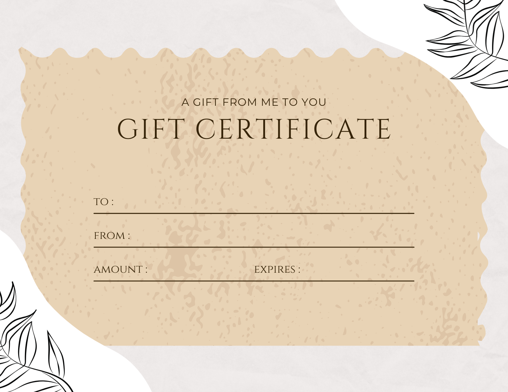 Gift Certificate