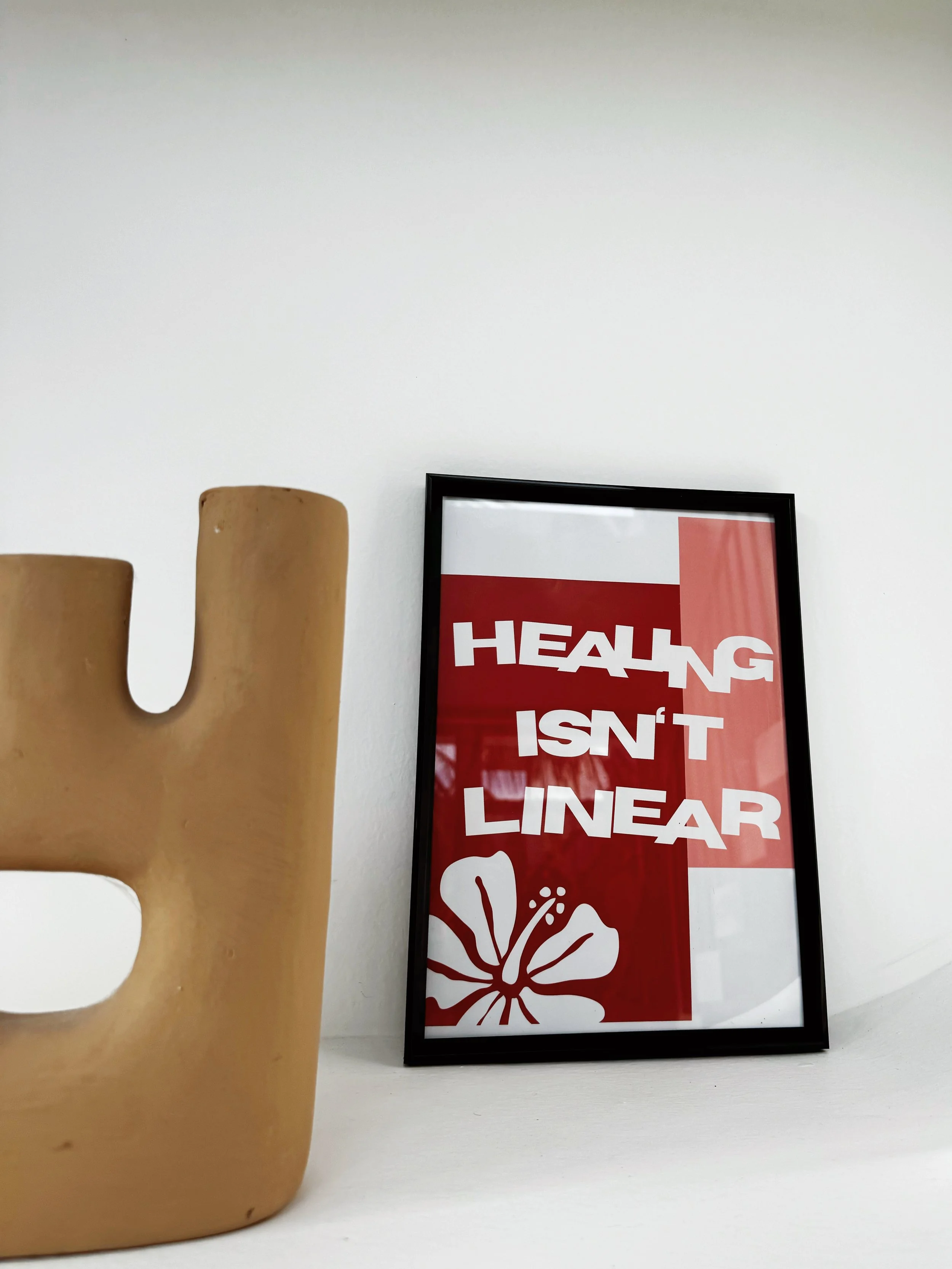 Wall Art 'Healing isn't linear' - Digital Print