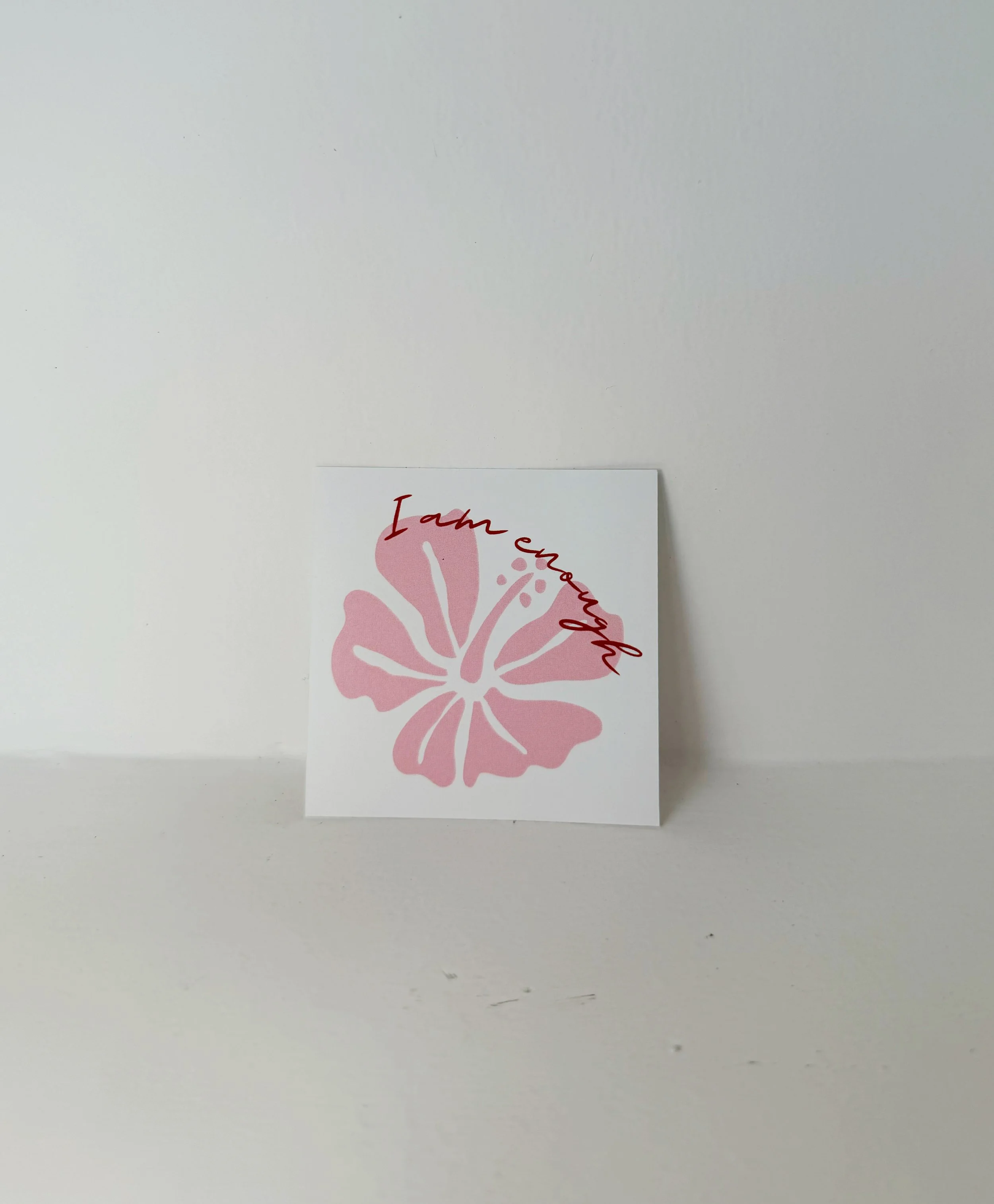 Sticker 'I am enough'