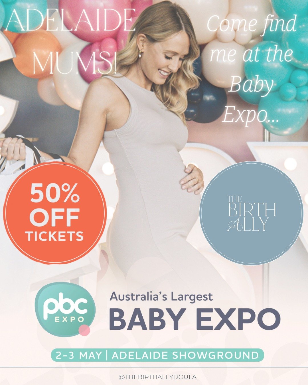 Adelaide mums!

I&rsquo;ll be at the PBC Baby Expo Adelaide 2026 at the Adelaide Showgrounds on May 2&ndash;3 and I would love to meet you.

If you&rsquo;ve been deep in baby prep - prams, capsules, all the things, but haven&rsquo;t had space to thin