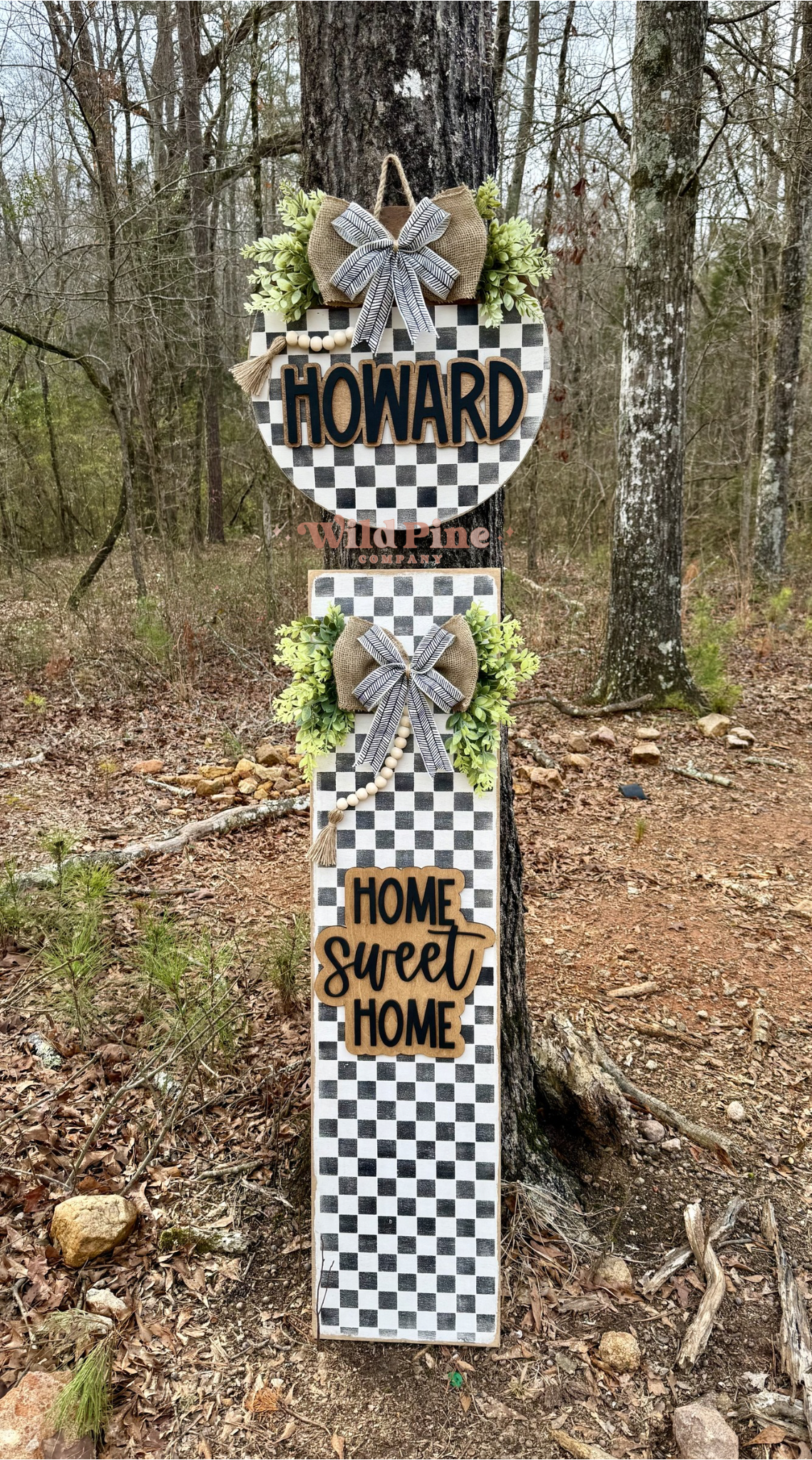 Full Checkered Home Sweet Home Set