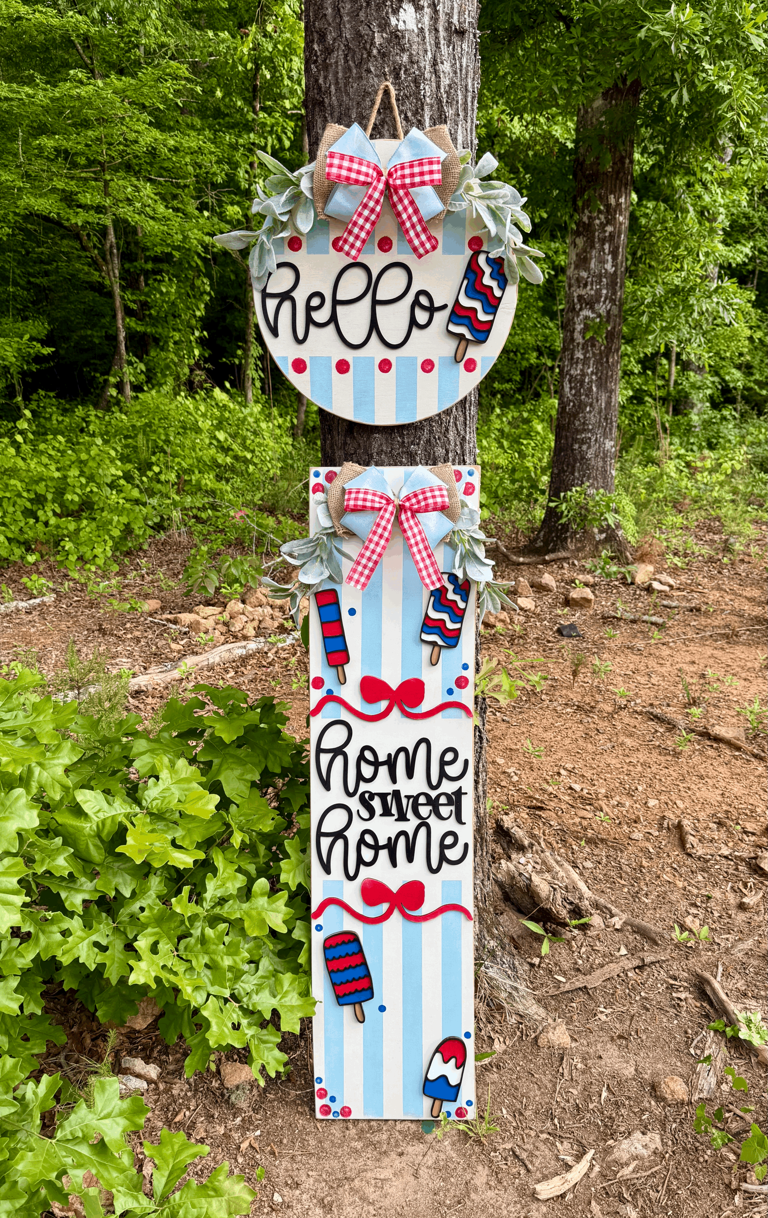Red, White, and Blue Popsicle Set