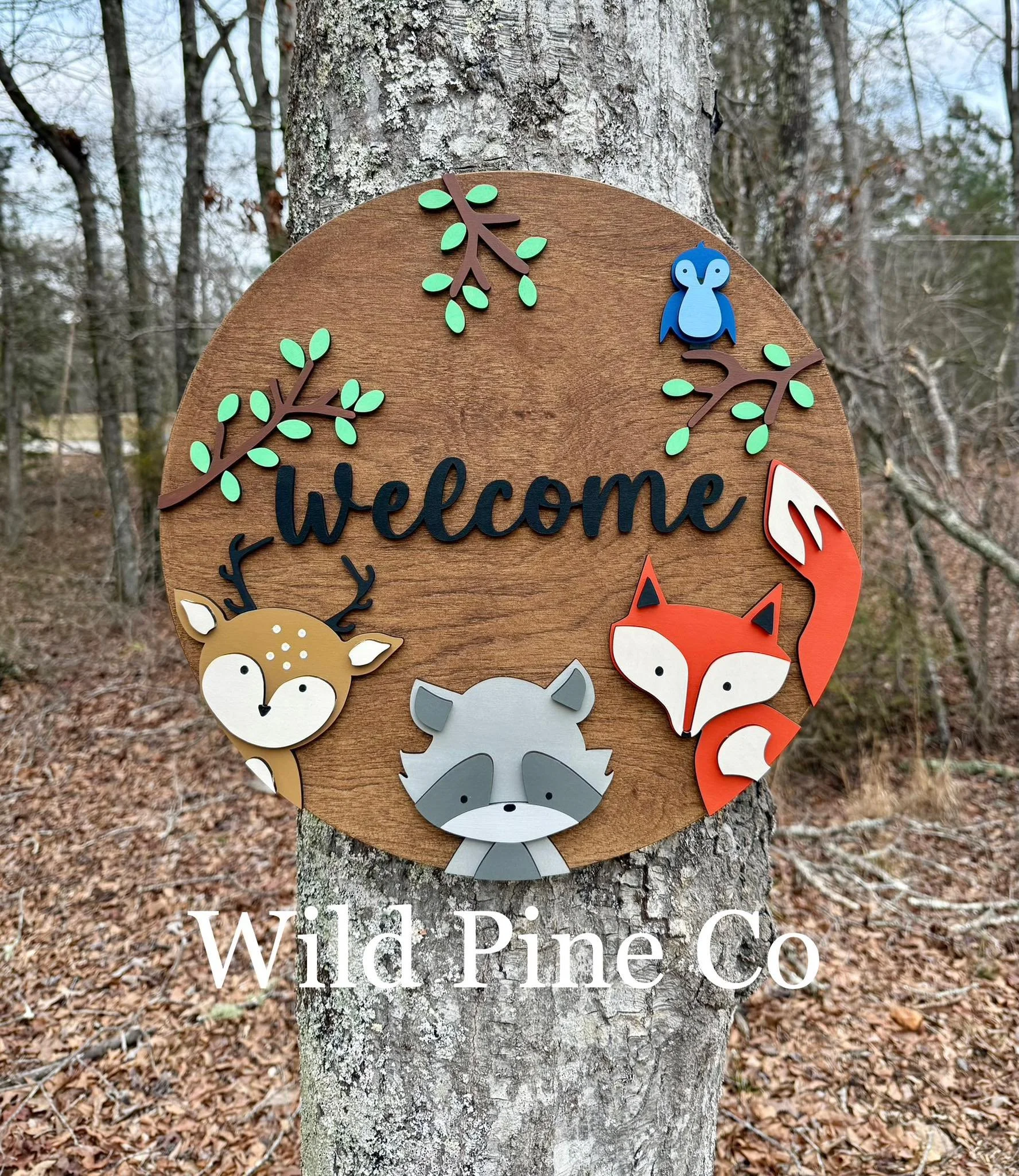 Woodland Animal Sign